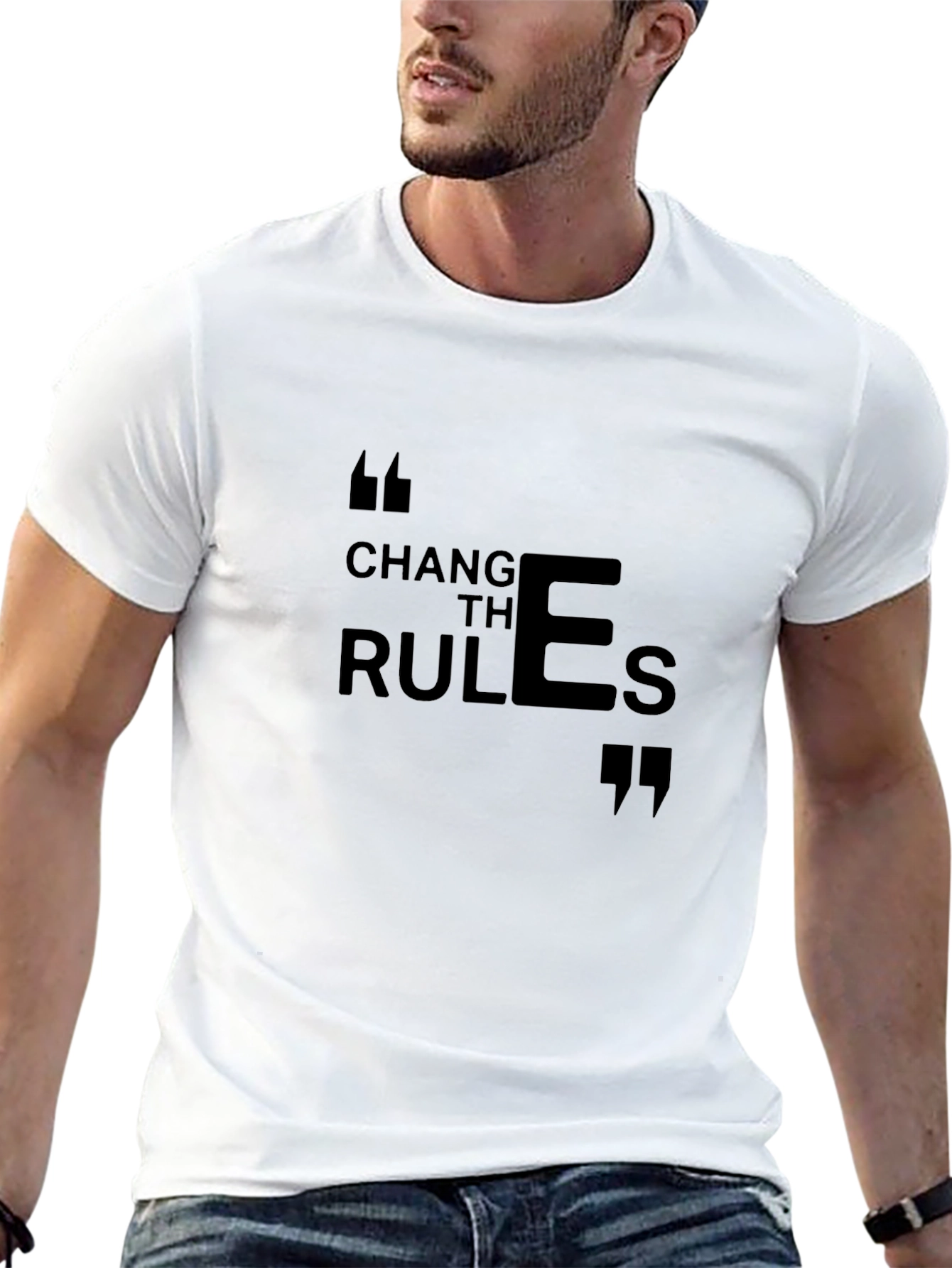Change the Rules Mens Graphic T-Shirt