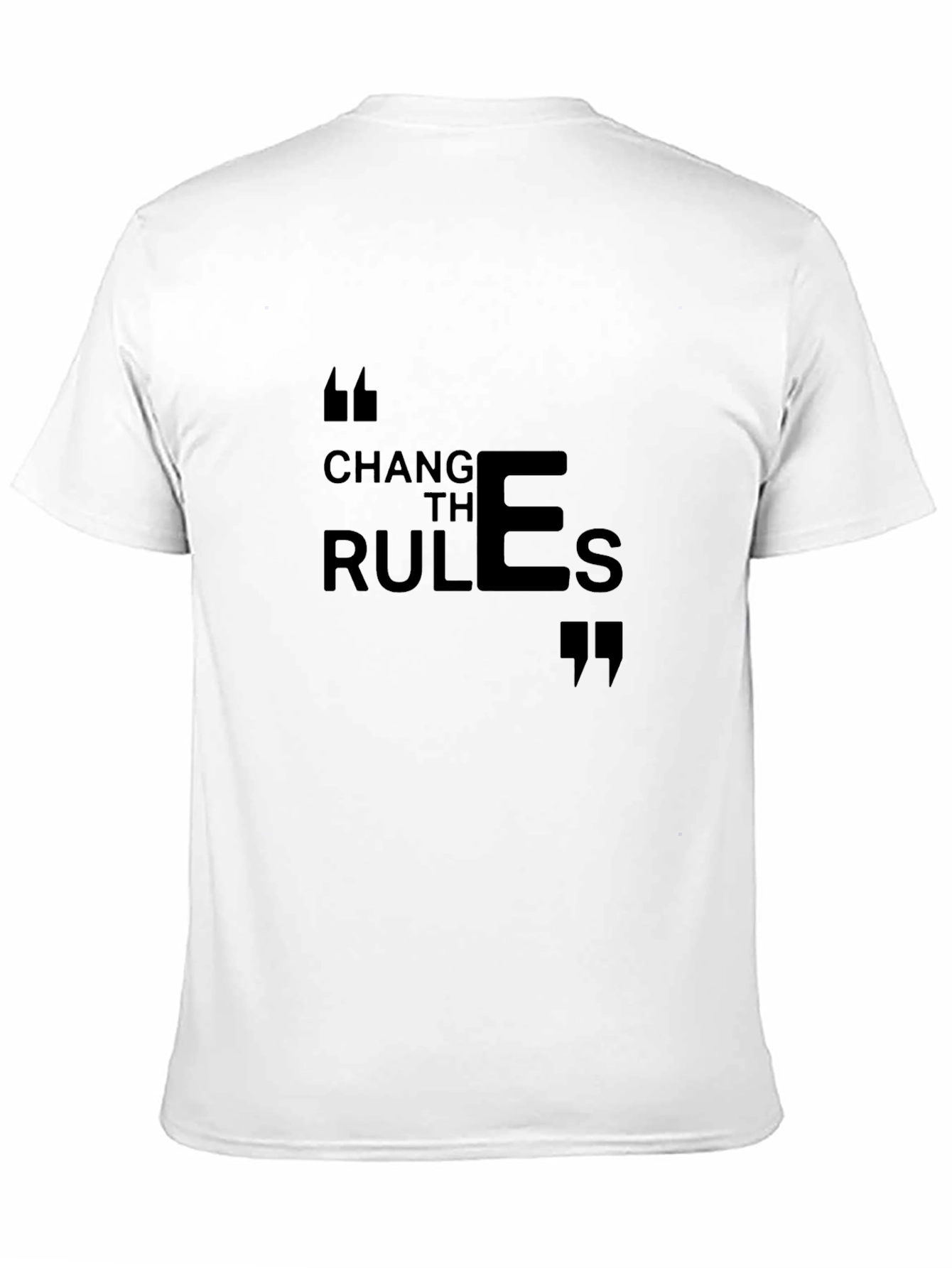 Change the Rules Mens Graphic T-Shirt