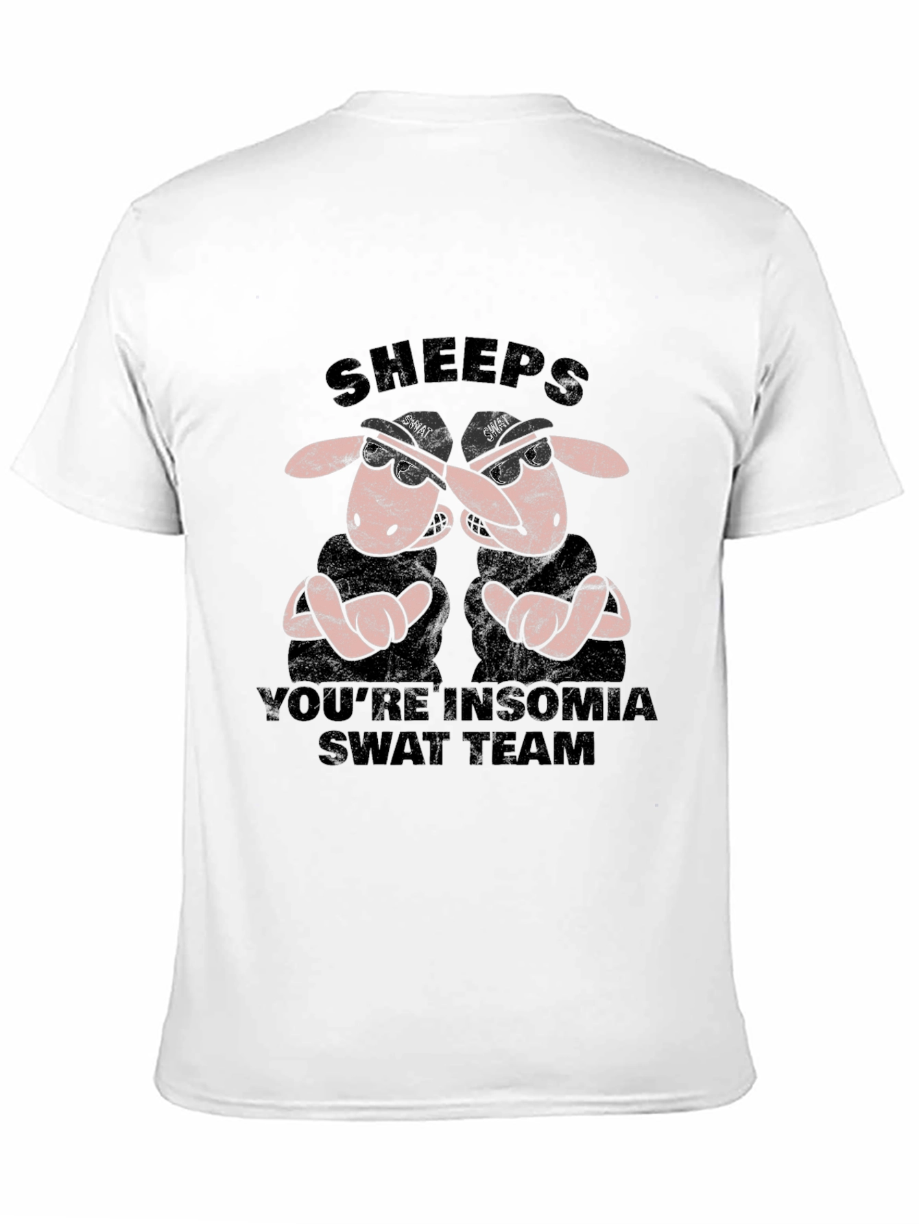 Sheeps Youre Insomnia Swat Team Graphic Tee