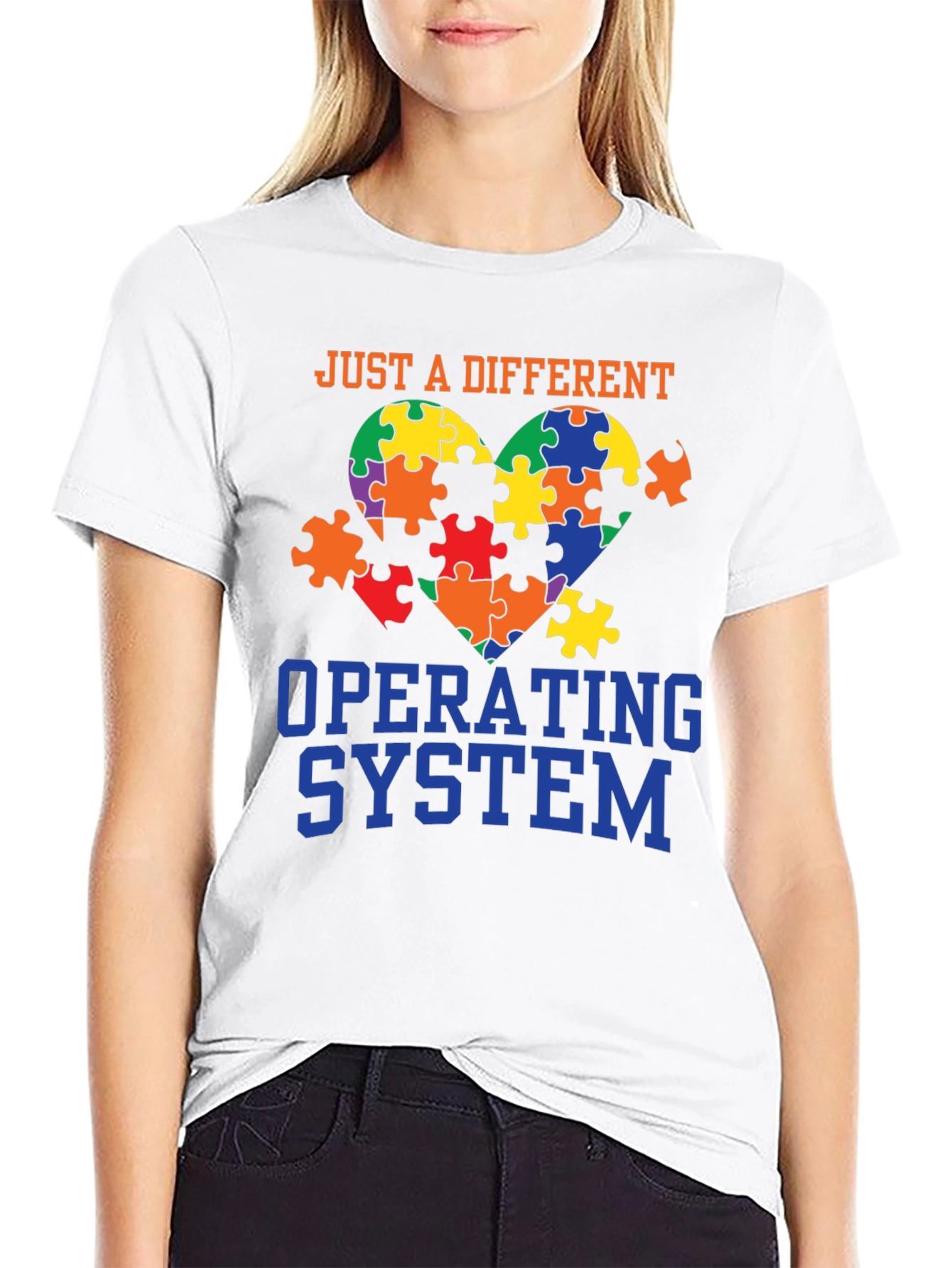 Autism Awareness T-Shirt - Just A Different Operating System