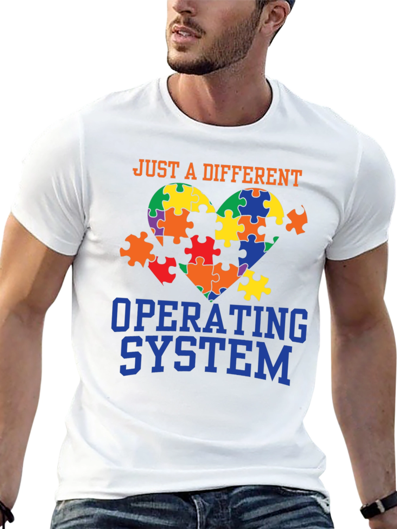 Autism Awareness T-Shirt - Just A Different Operating System