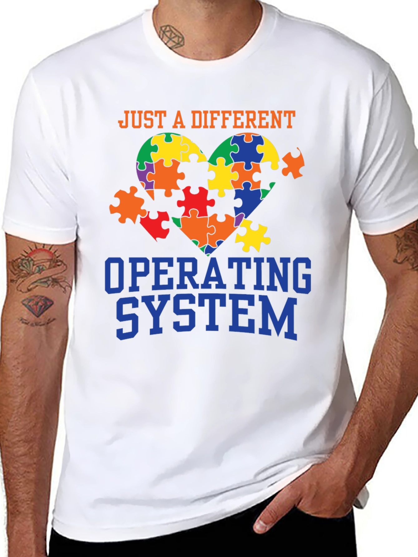 Autism Awareness T-Shirt - Just A Different Operating System