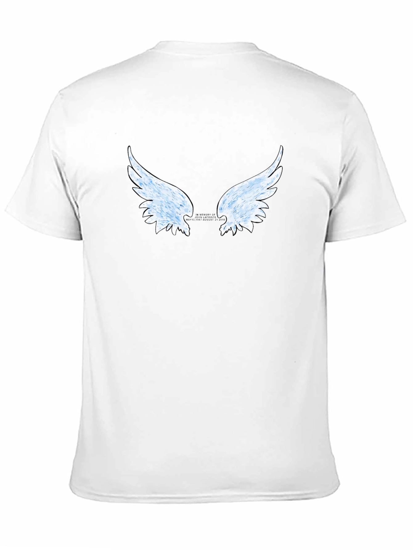 Angel Wing Graphic Tee - Stylish Black T-Shirt