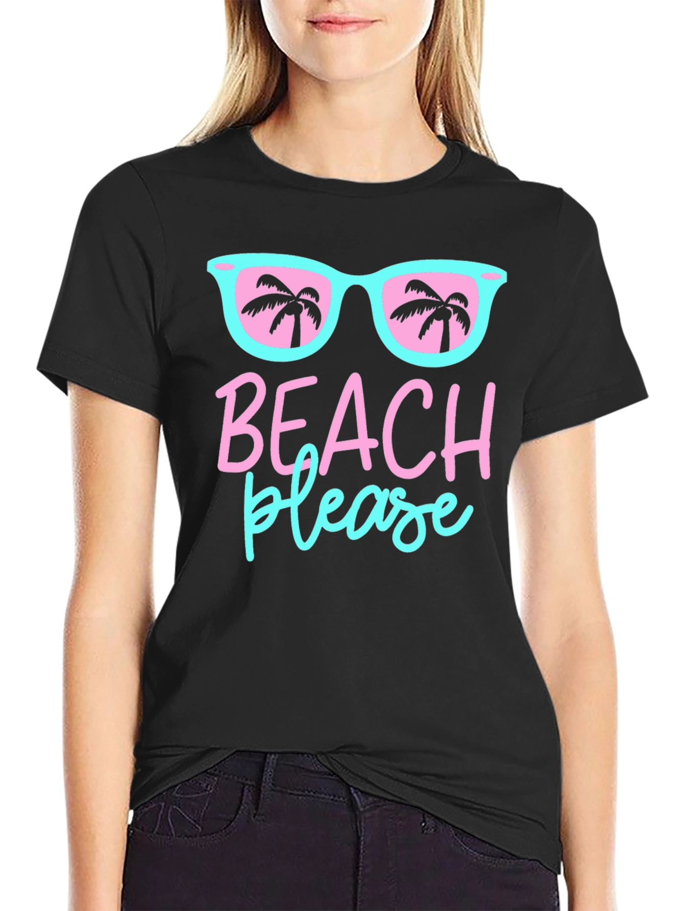 Beach Please Graphic T-Shirt