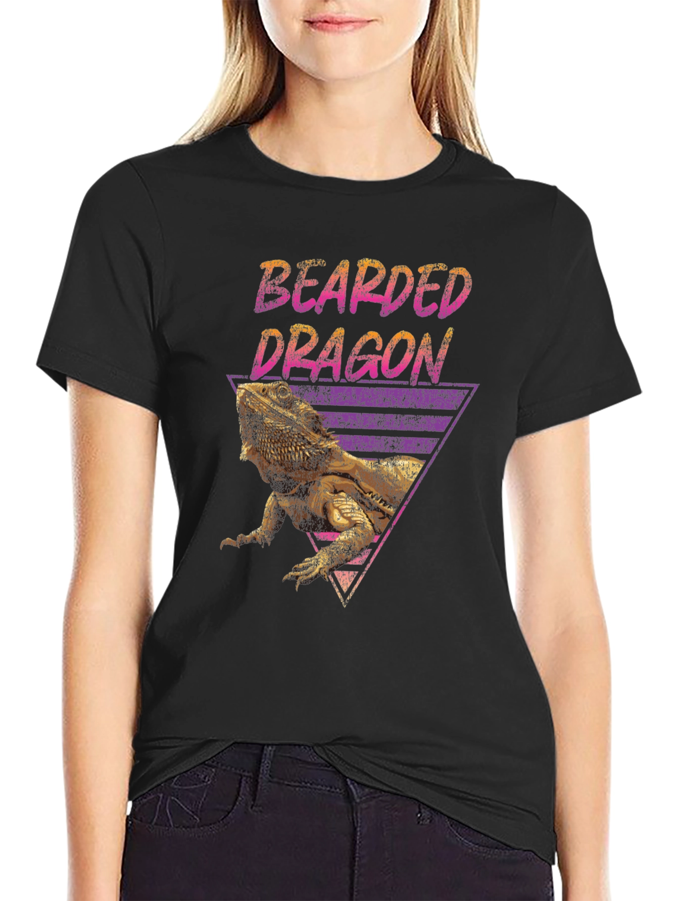 Bearded Dragon Graphic Tee - Reptile Lover T-Shirt