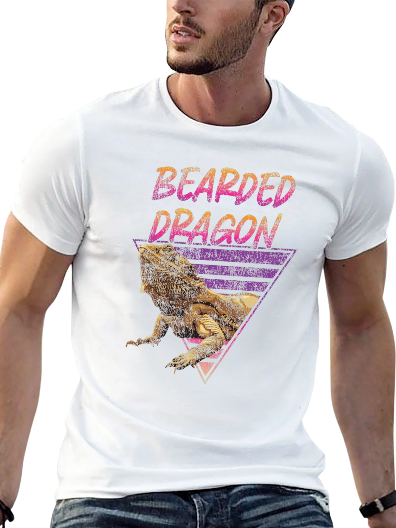 Bearded Dragon Graphic Tee - Reptile Lover T-Shirt