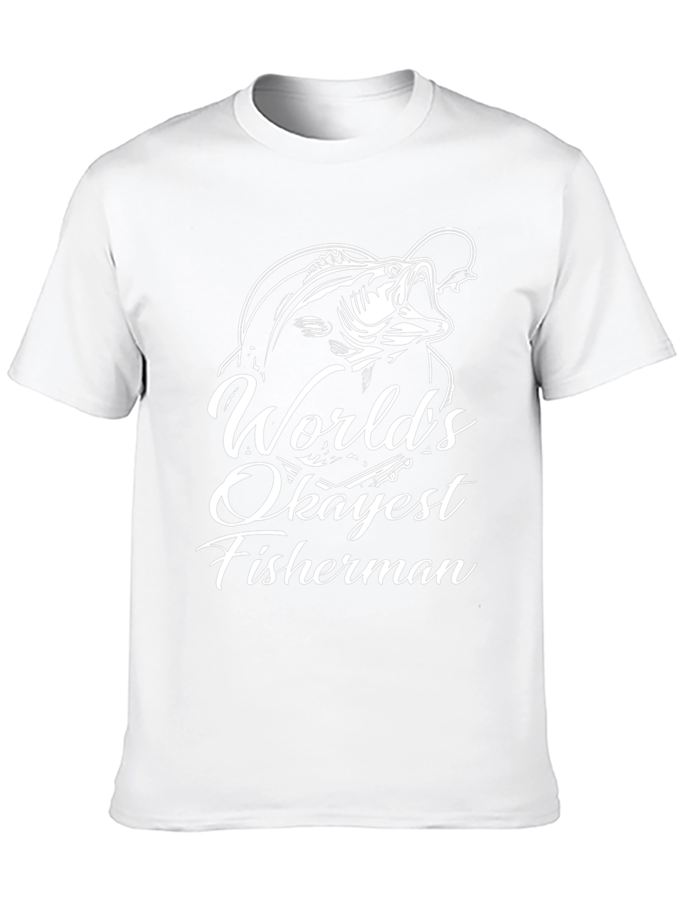 Worlds Okayest Fisherman Graphic Tee