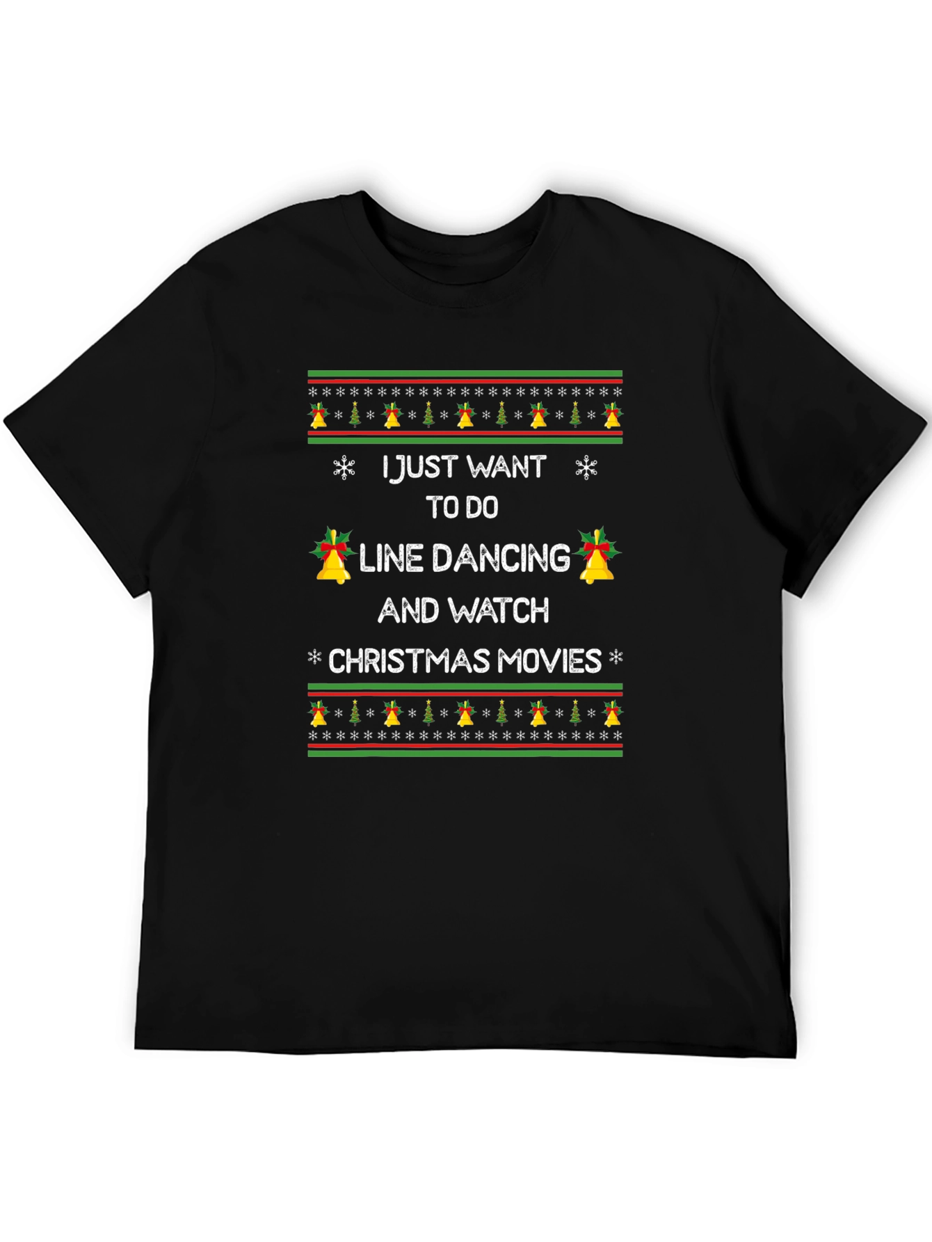 Line Dancing & Christmas Movies T-Shirt