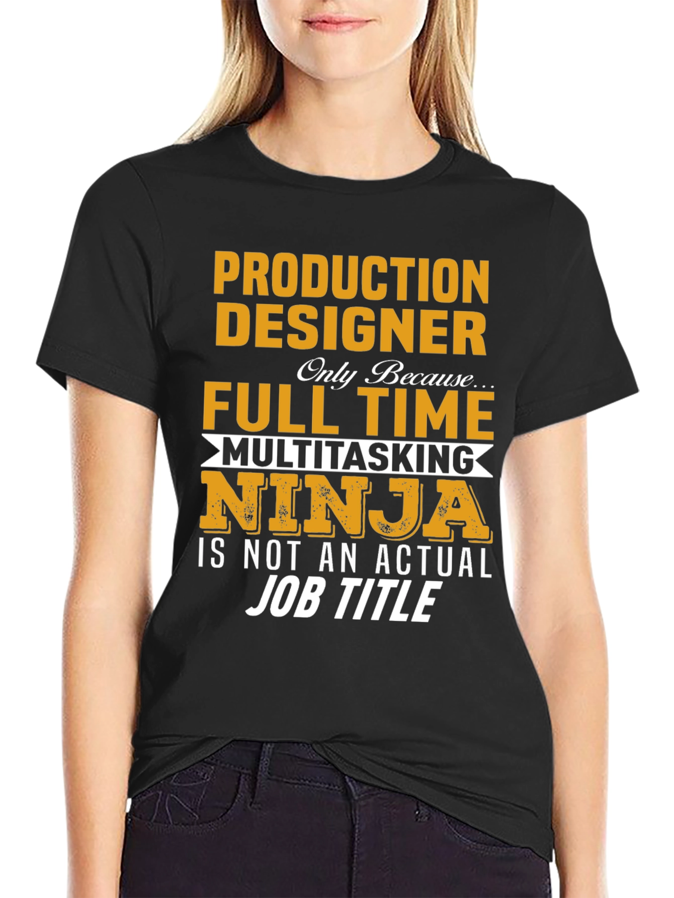Production Designer Multitasking Ninja T-Shirt