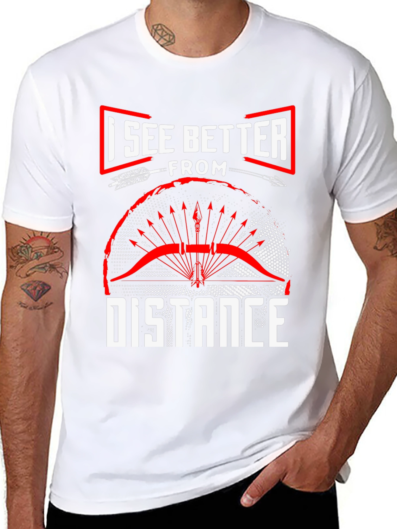 I See Better From a Distance Arrow T-Shirt