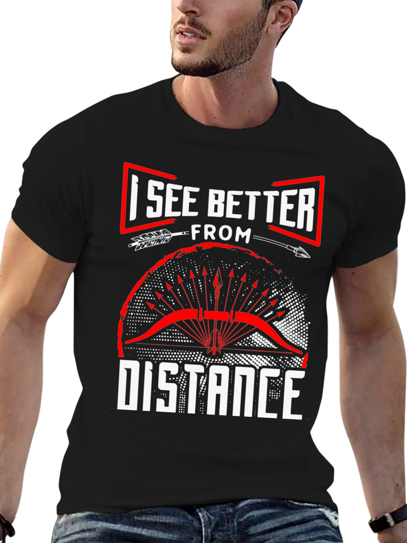 I See Better From a Distance Arrow T-Shirt