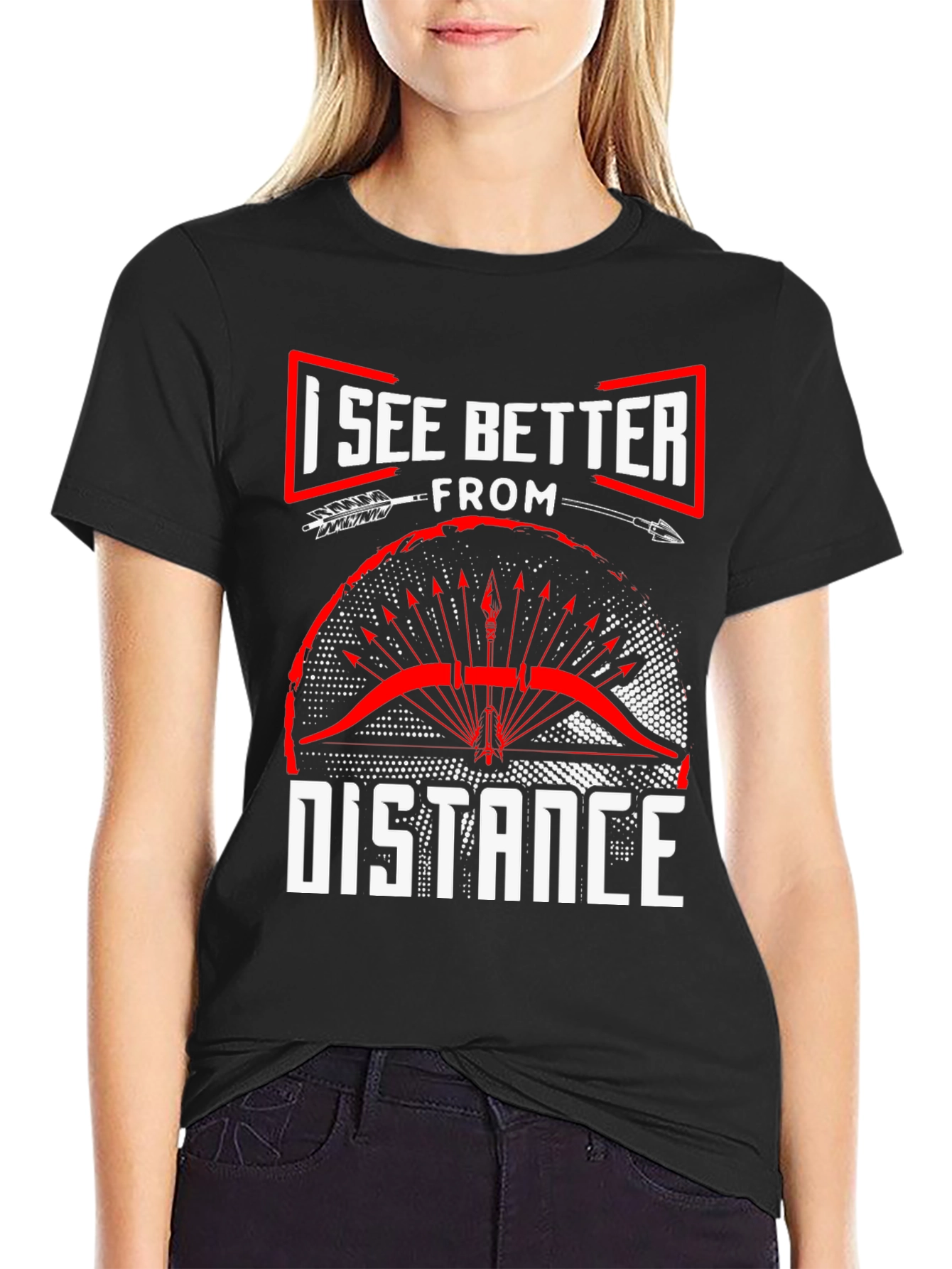 I See Better From a Distance Arrow T-Shirt