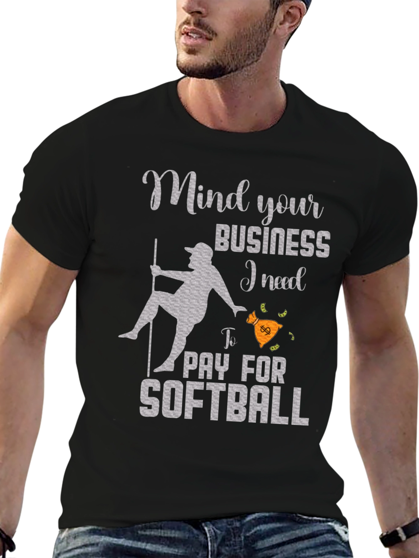 Mind Your Business Softball T-Shirt