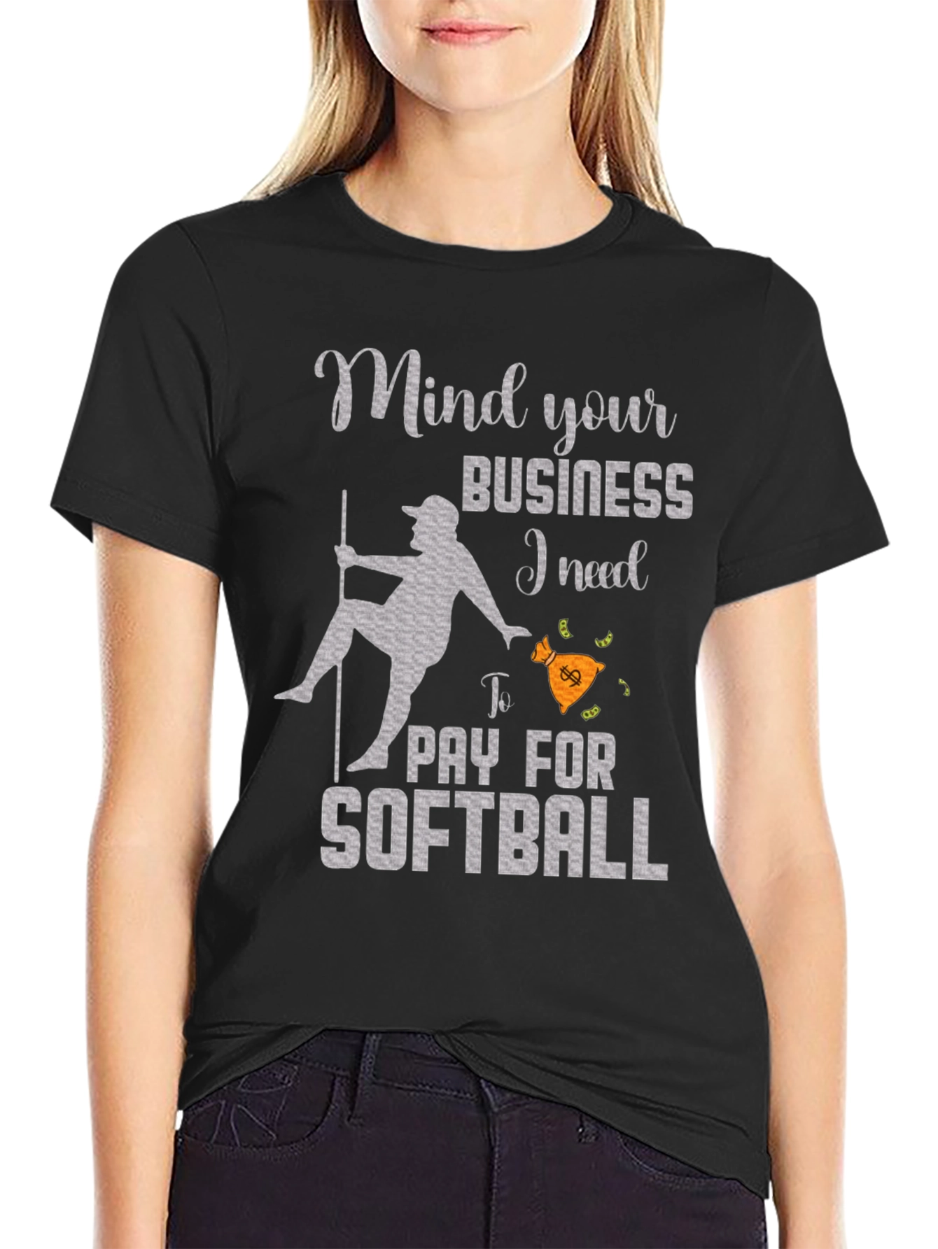 Mind Your Business Softball T-Shirt