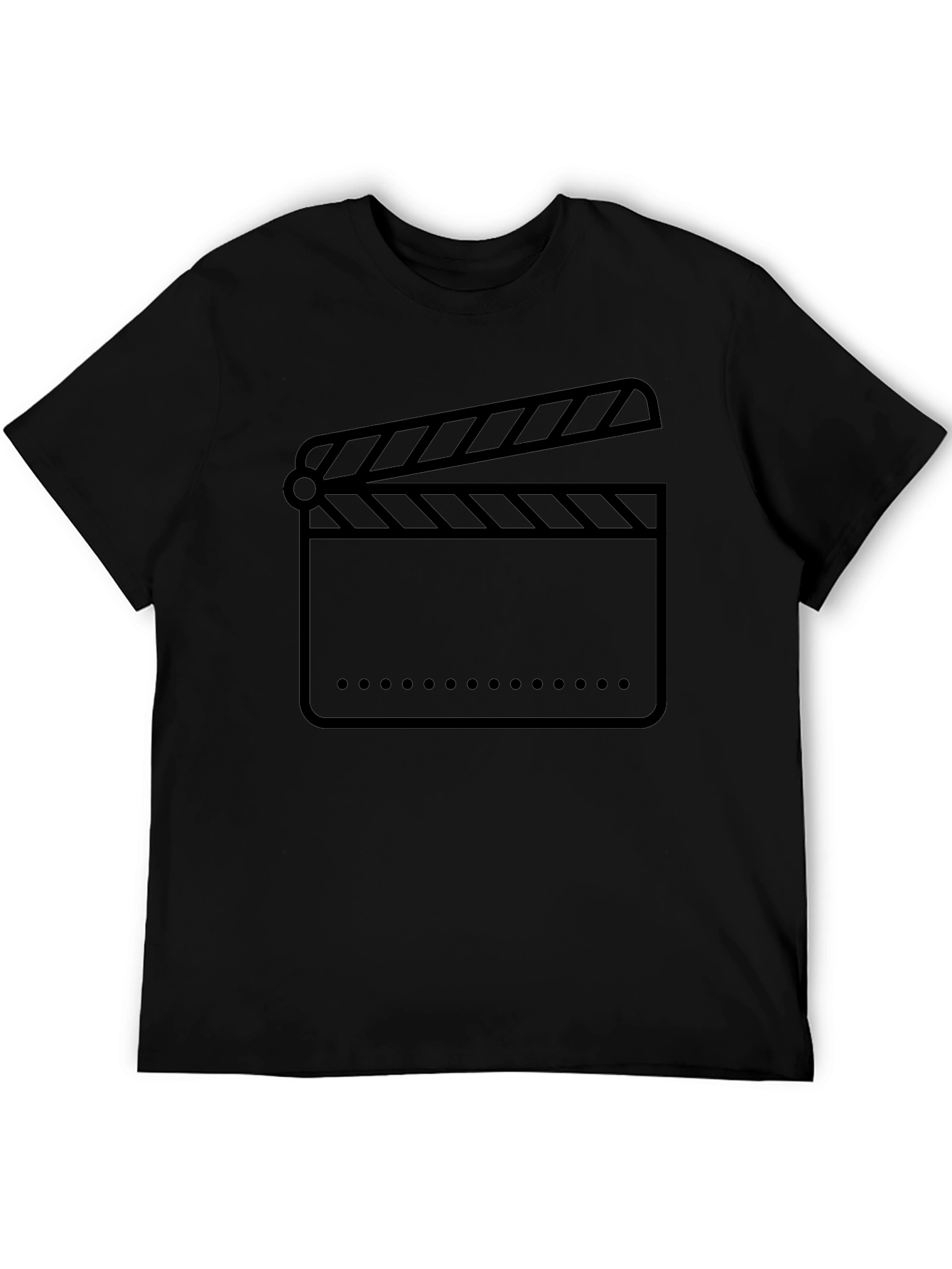 Movie Clapper Board Graphic T-Shirt - Unisex Crew Neck