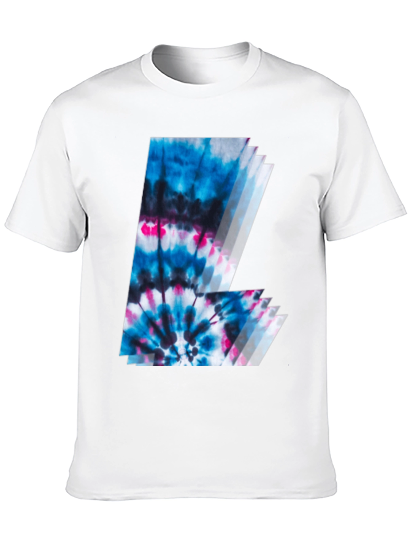Tie-Dye Letter Graphic Tee