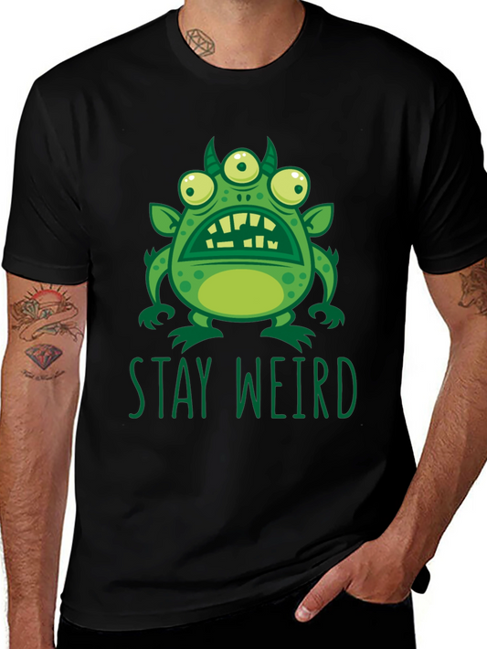 Stay Weird Monster Graphic Tee