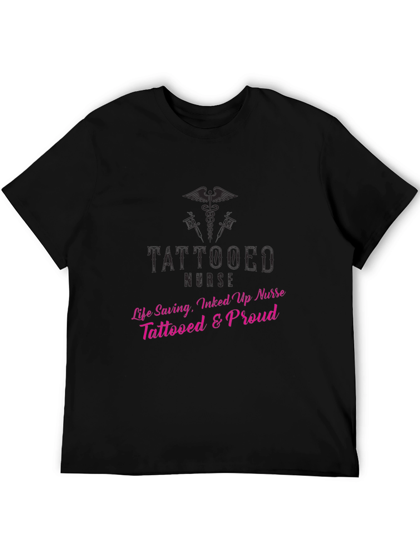 Tattooed Nurse T-Shirt - Life Saving Inked & Proud