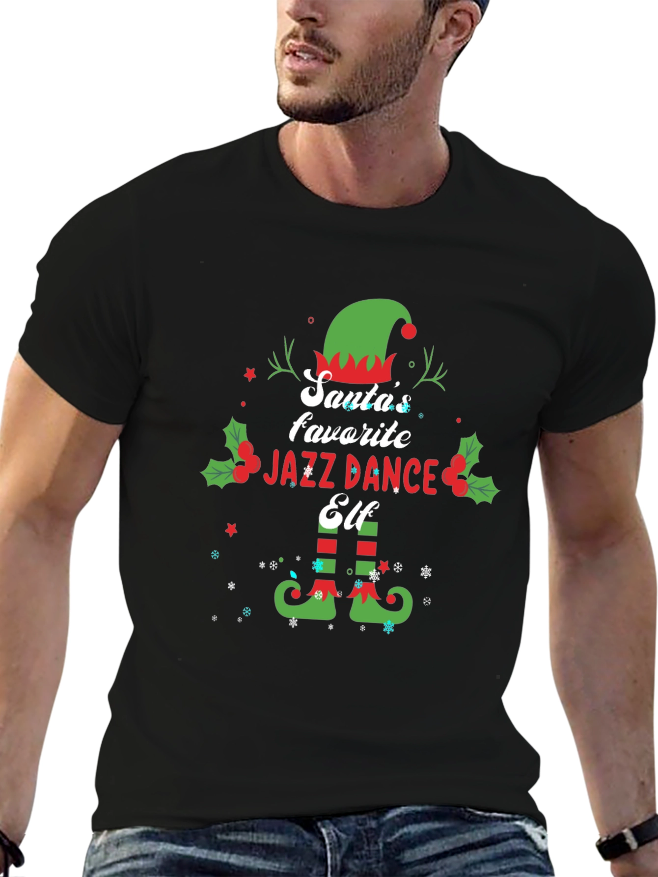 Santas Favorite Jazz Dance Elf T-Shirt