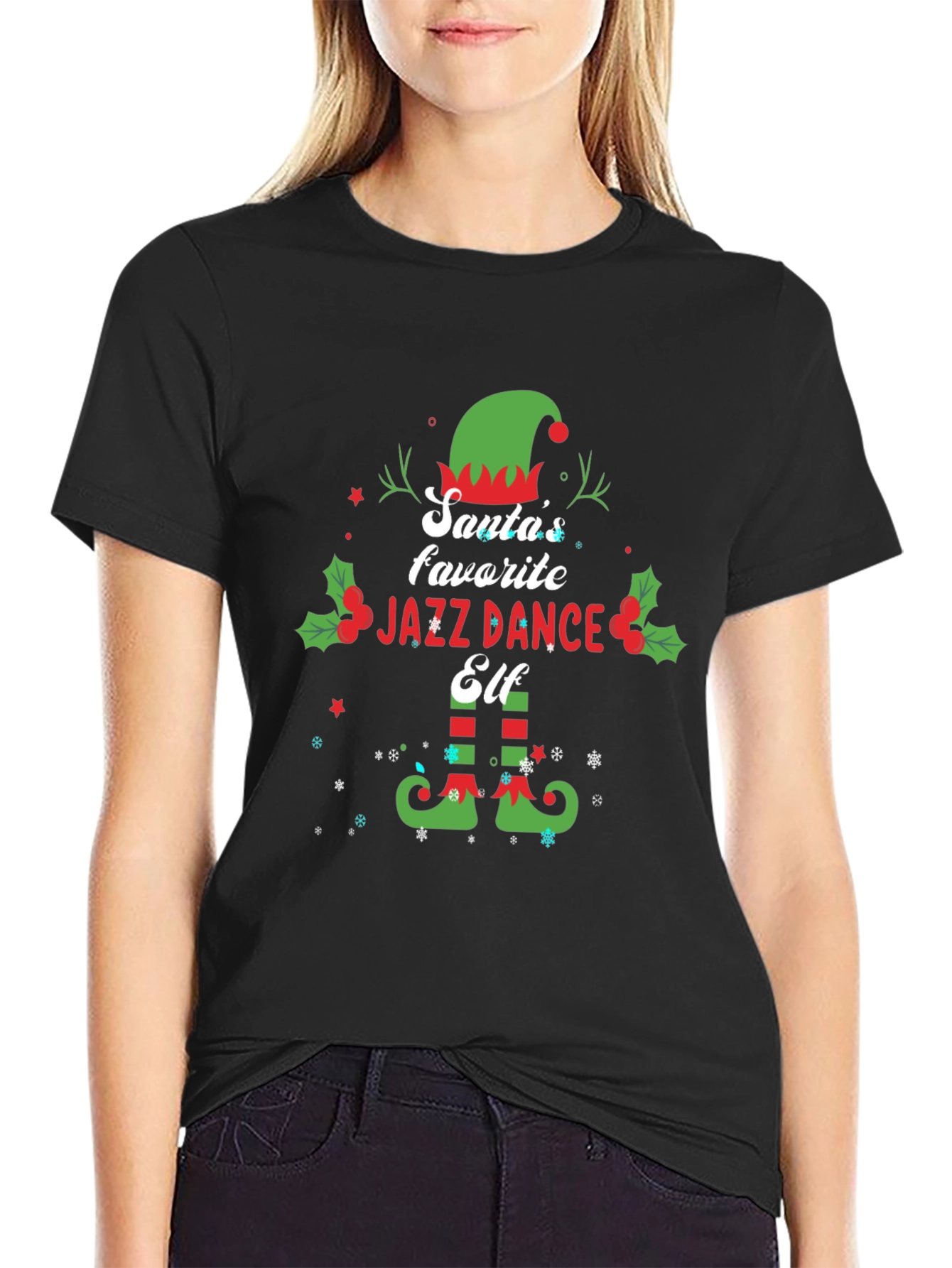 Santas Favorite Jazz Dance Elf T-Shirt