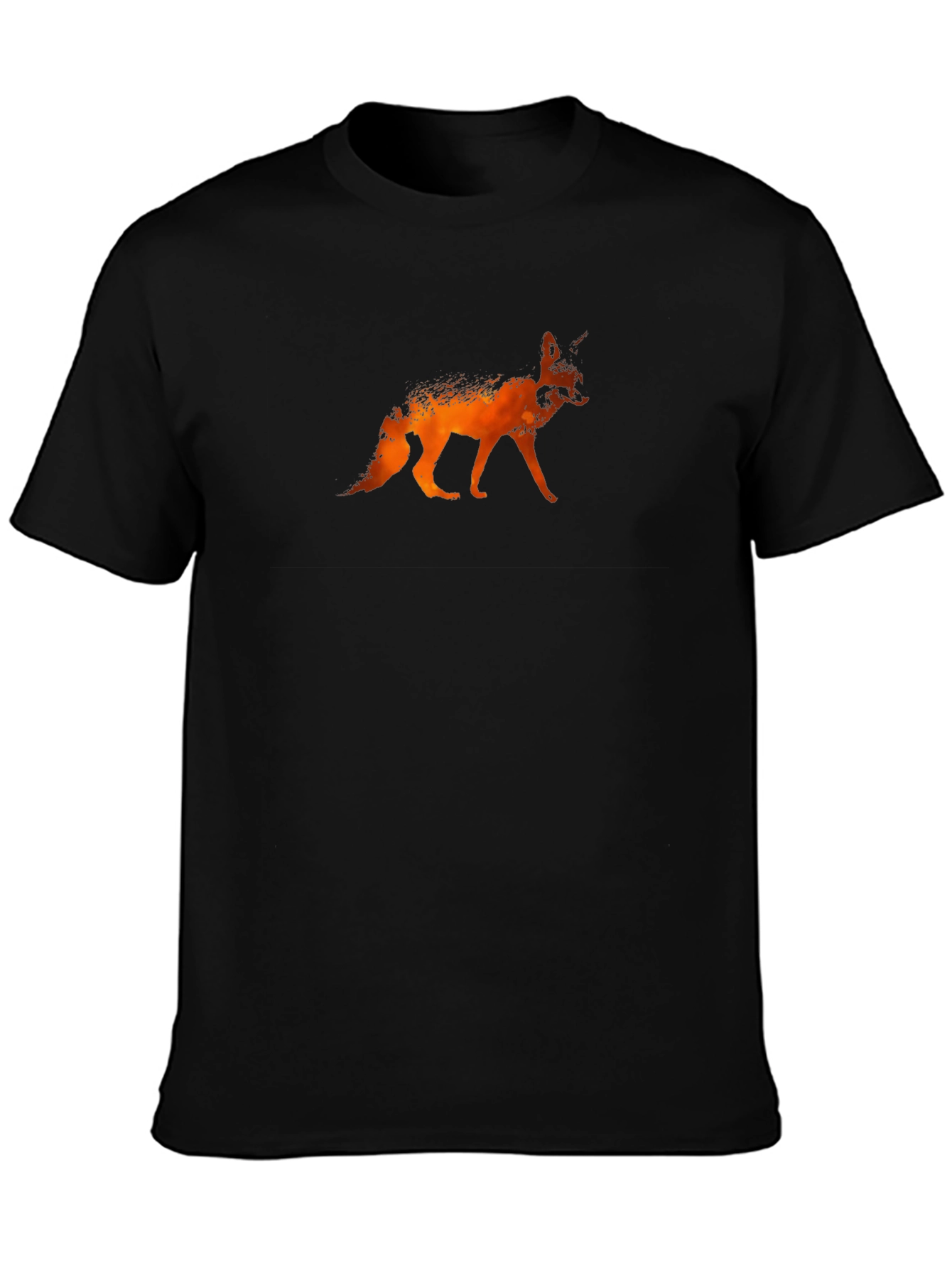 Fox Silhouette Graphic Tee - Black