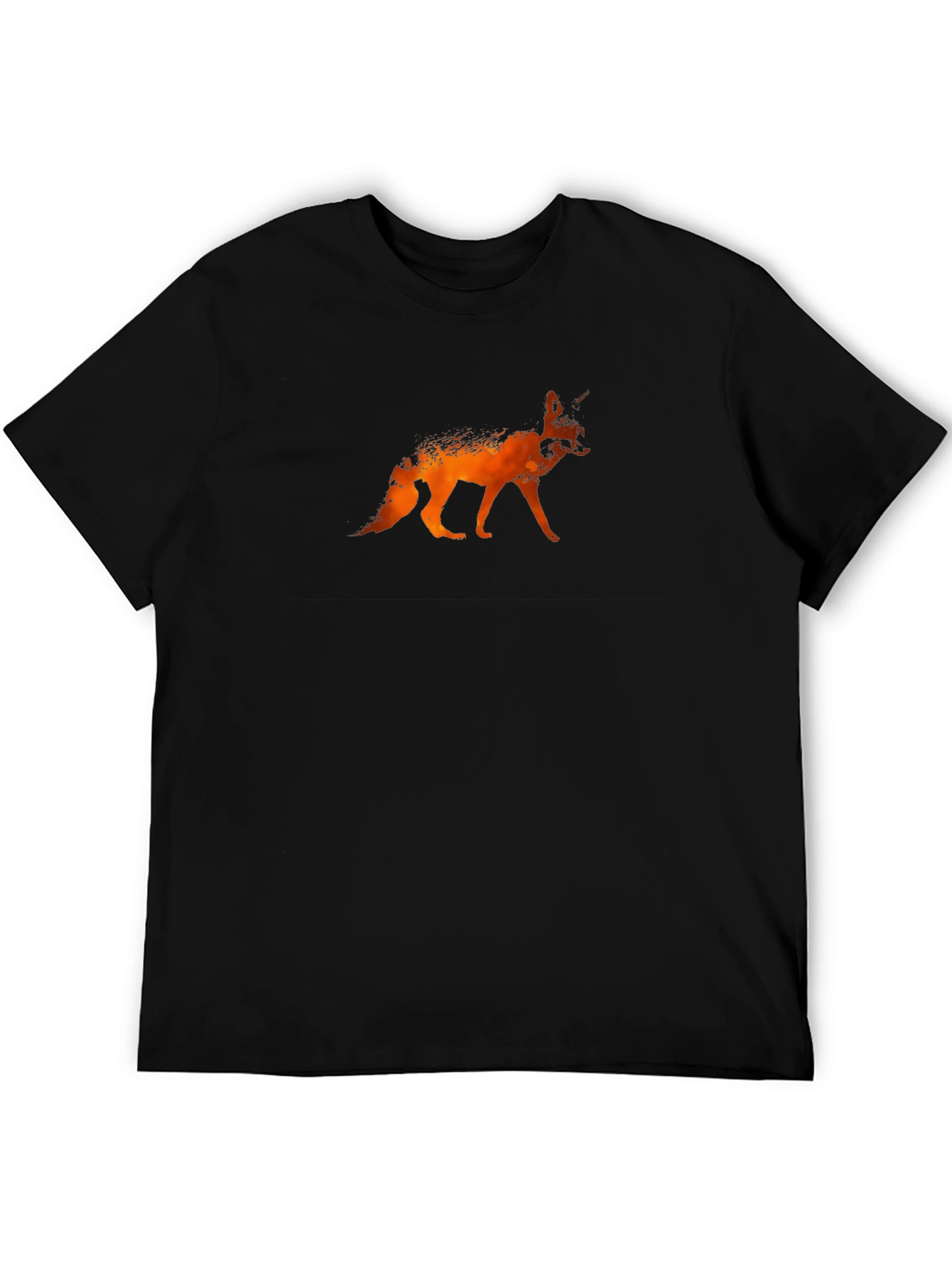 Fox Silhouette Graphic Tee - Black