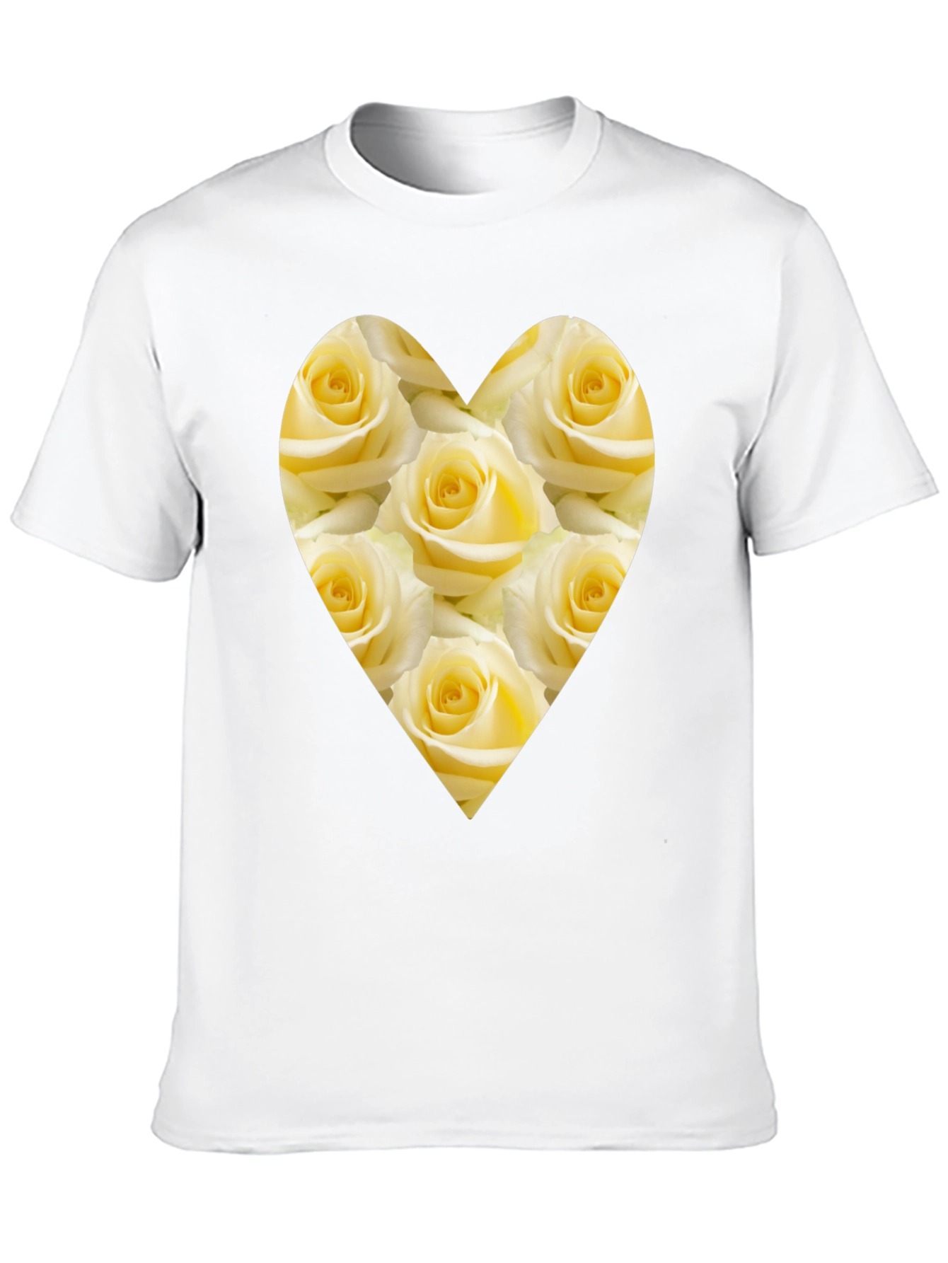 Heart of Roses Black T-Shirt