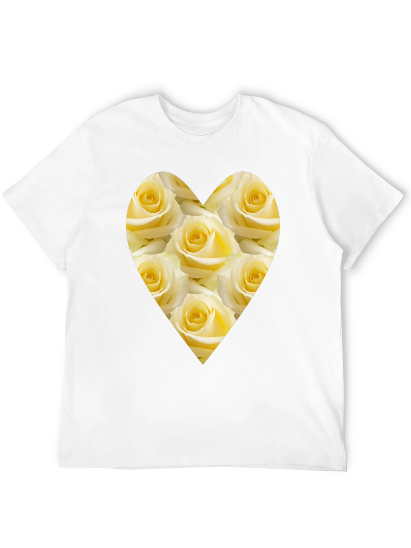 Heart of Roses Black T-Shirt