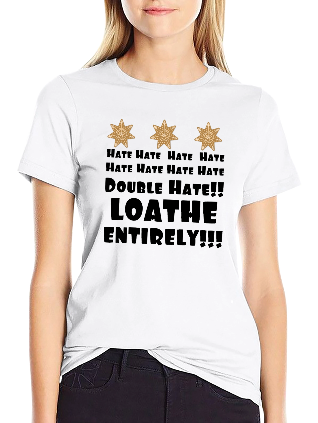 Hate Loathe T-Shirt - Dark Humor Graphic Tee