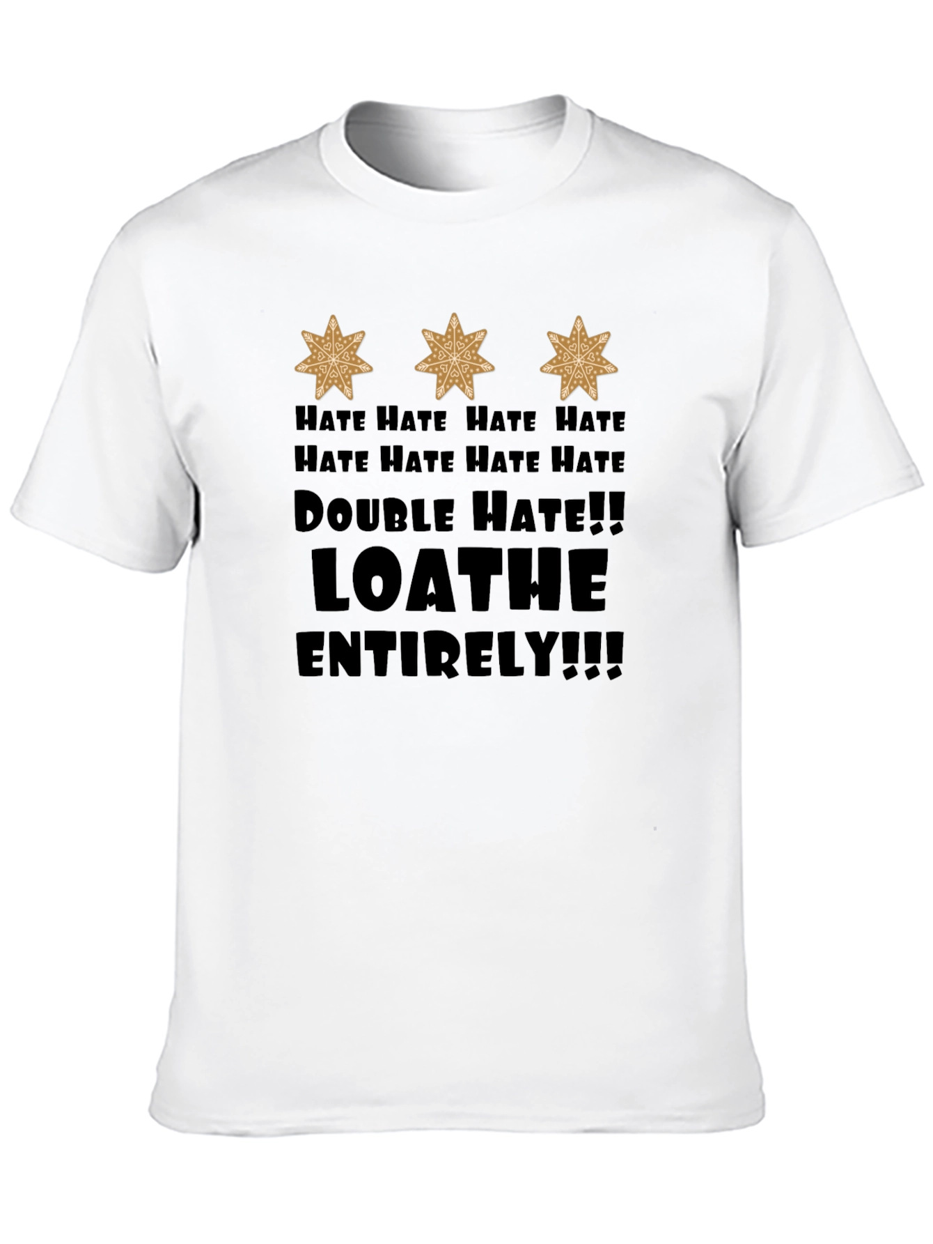 Hate Loathe T-Shirt - Dark Humor Graphic Tee