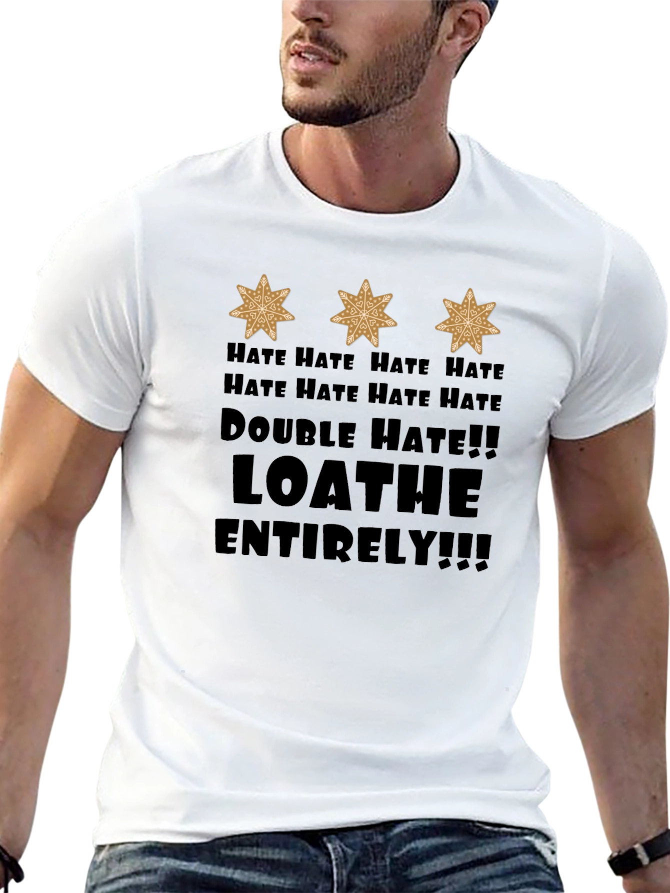 Hate Loathe T-Shirt - Dark Humor Graphic Tee