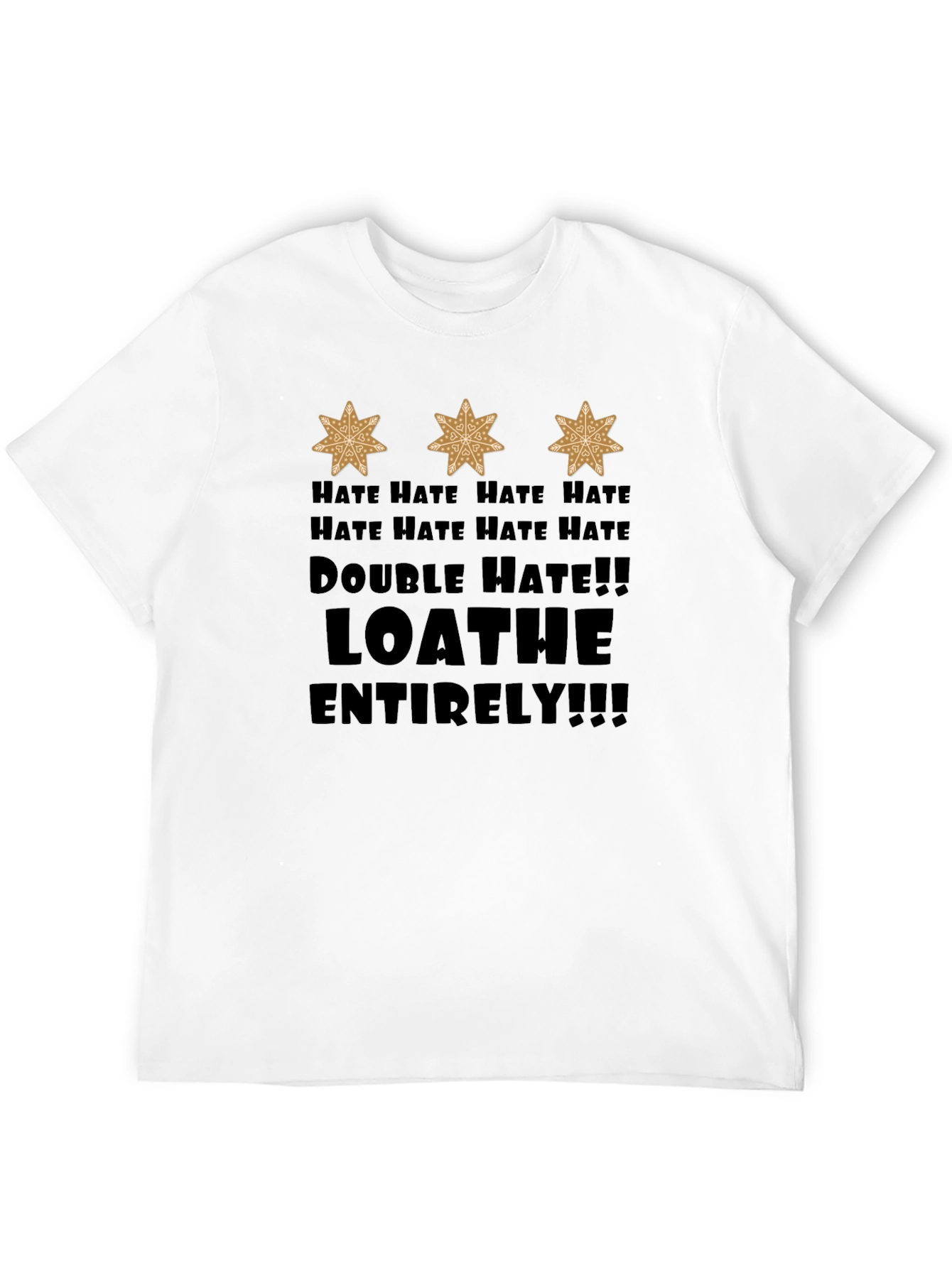 Hate Loathe T-Shirt - Dark Humor Graphic Tee