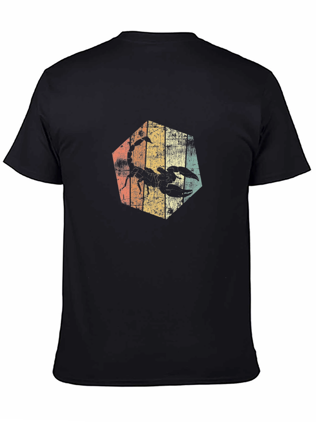 Retro Scorpion Graphic Tee - Black