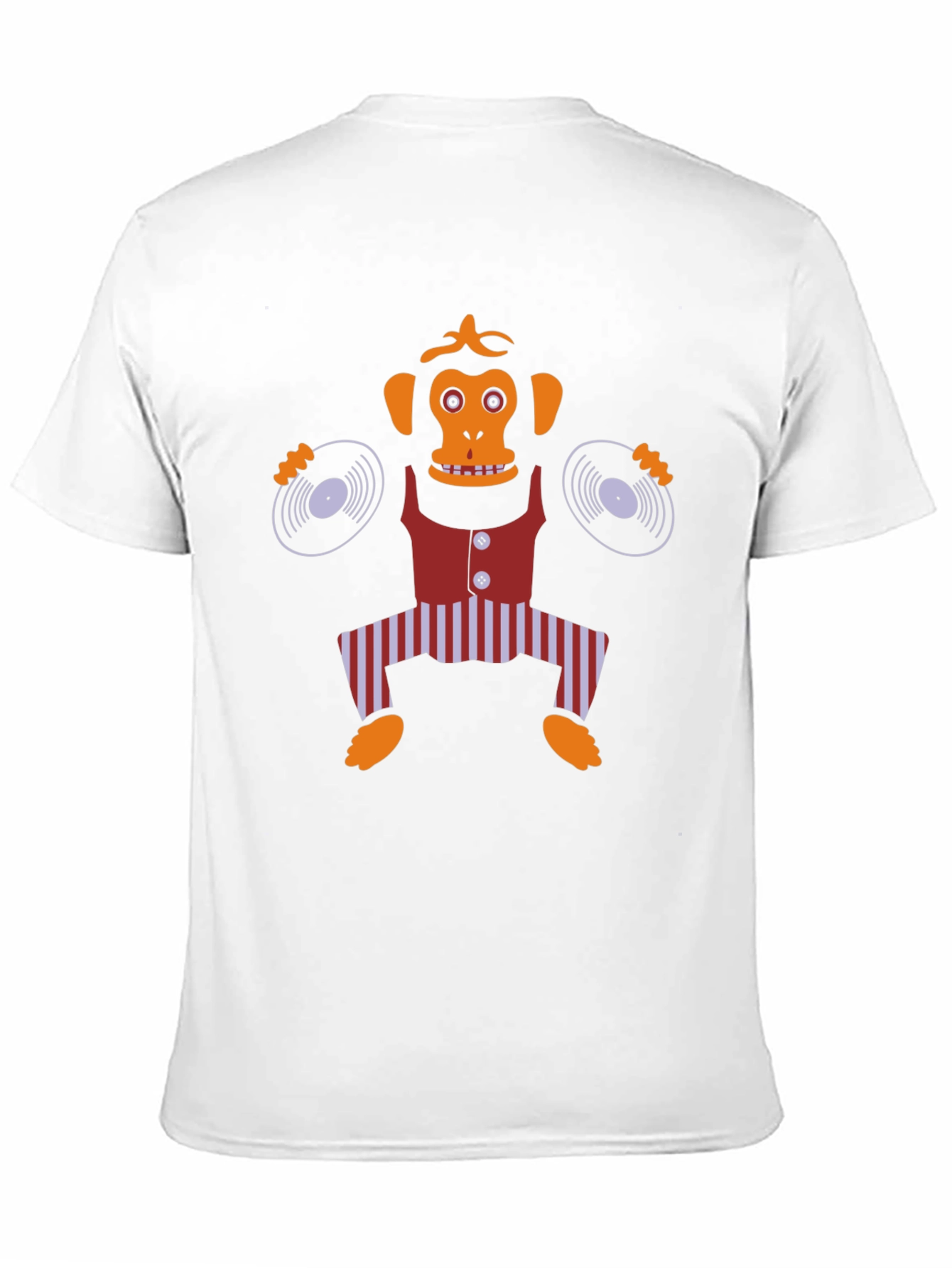 DJ Monkey Graphic Tee - Quirky Cartoon Design