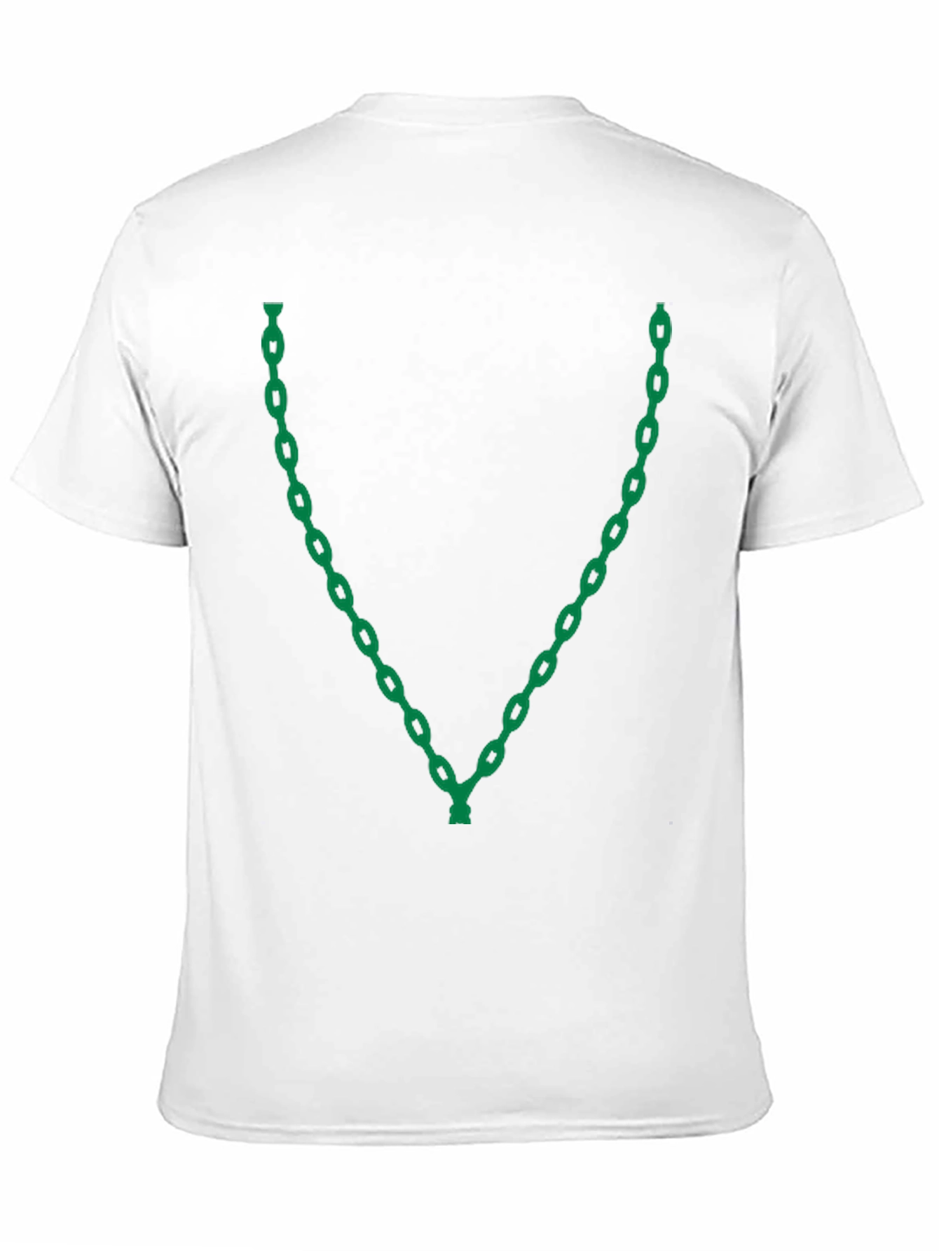 Green Chain Graphic Black T-Shirt