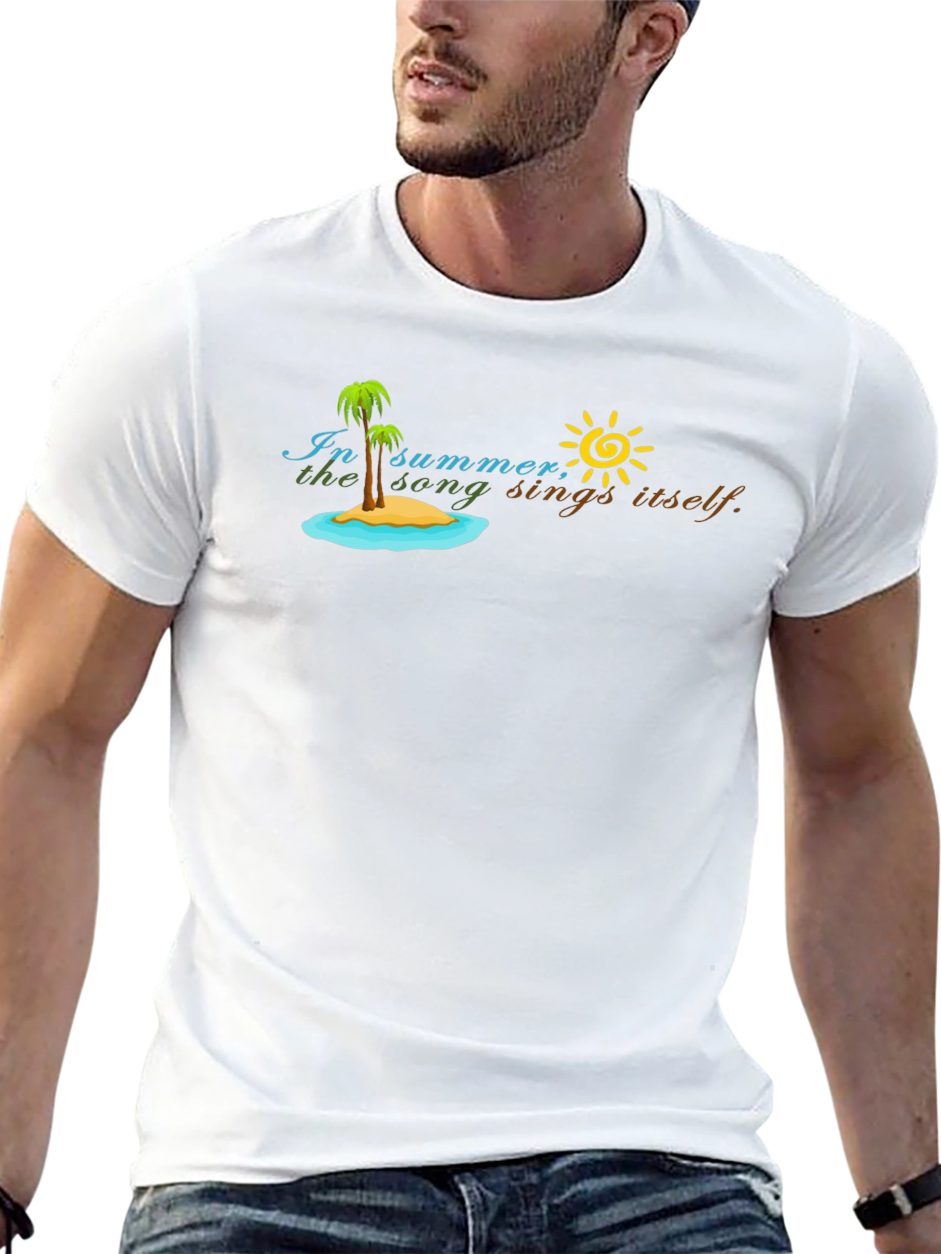 Summer Island Graphic T-Shirt