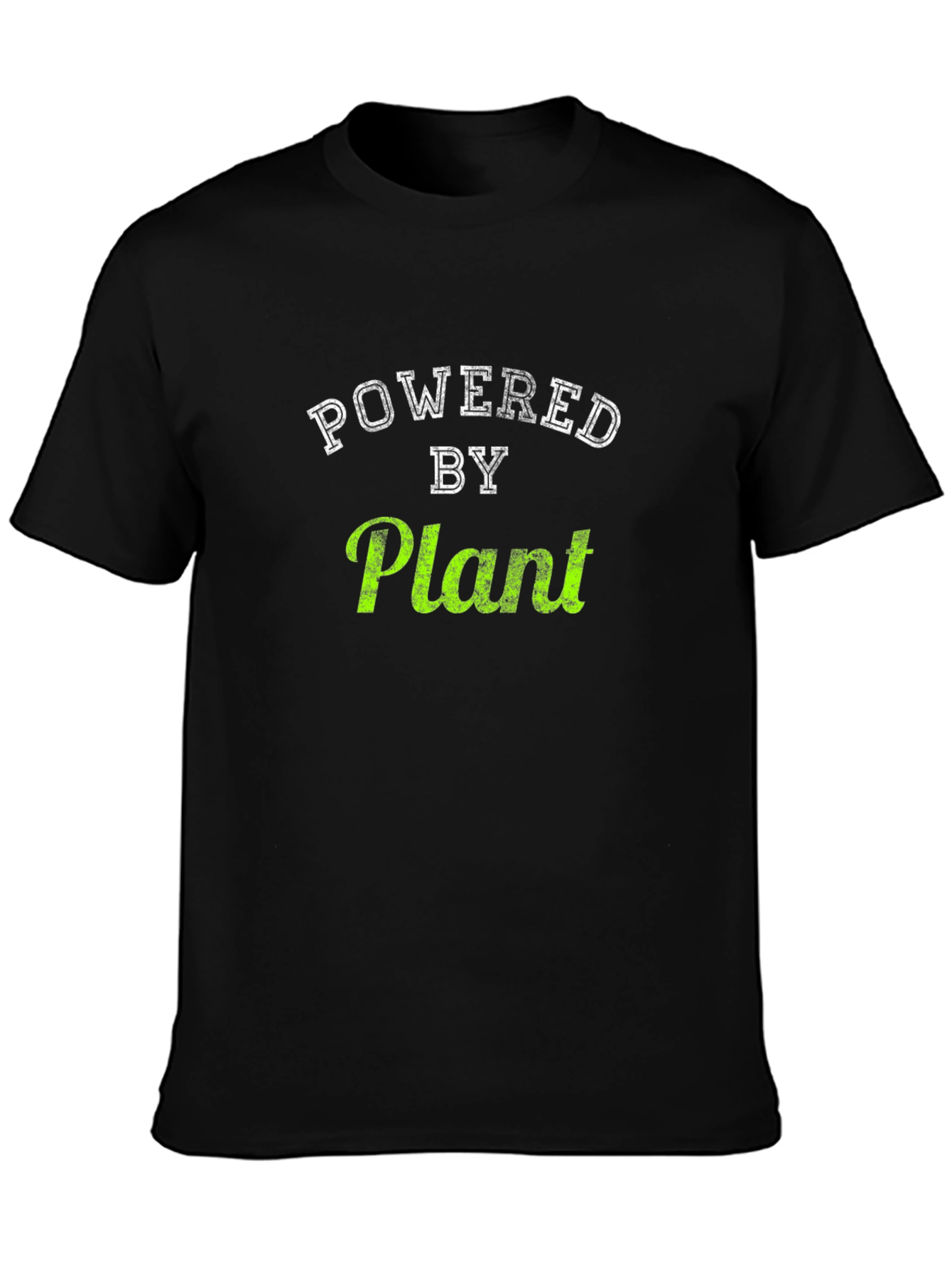 Powered by Plant Graphic T-Shirt - Black