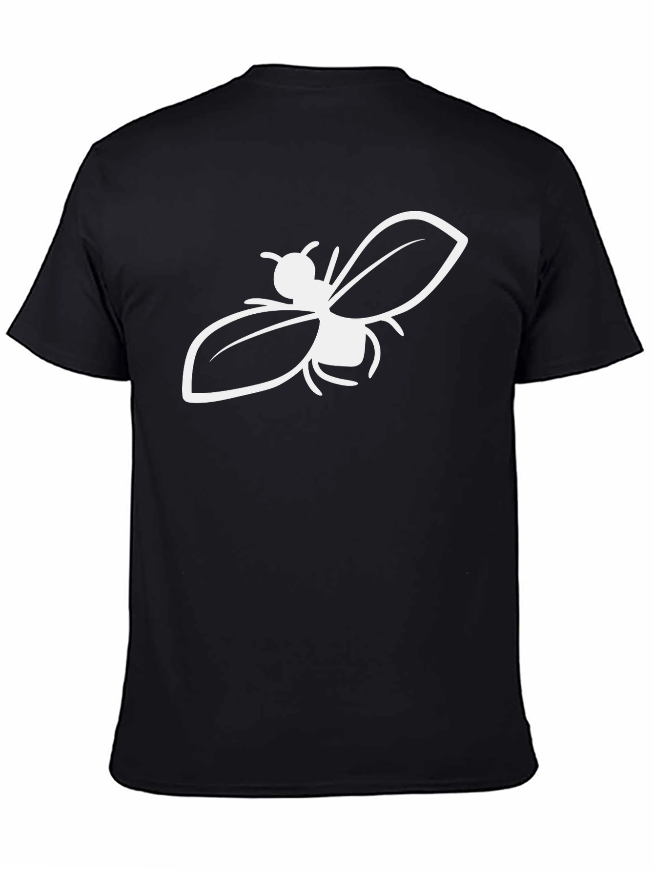 Bee Graphic Black T-Shirt - Stylish Insect Tee