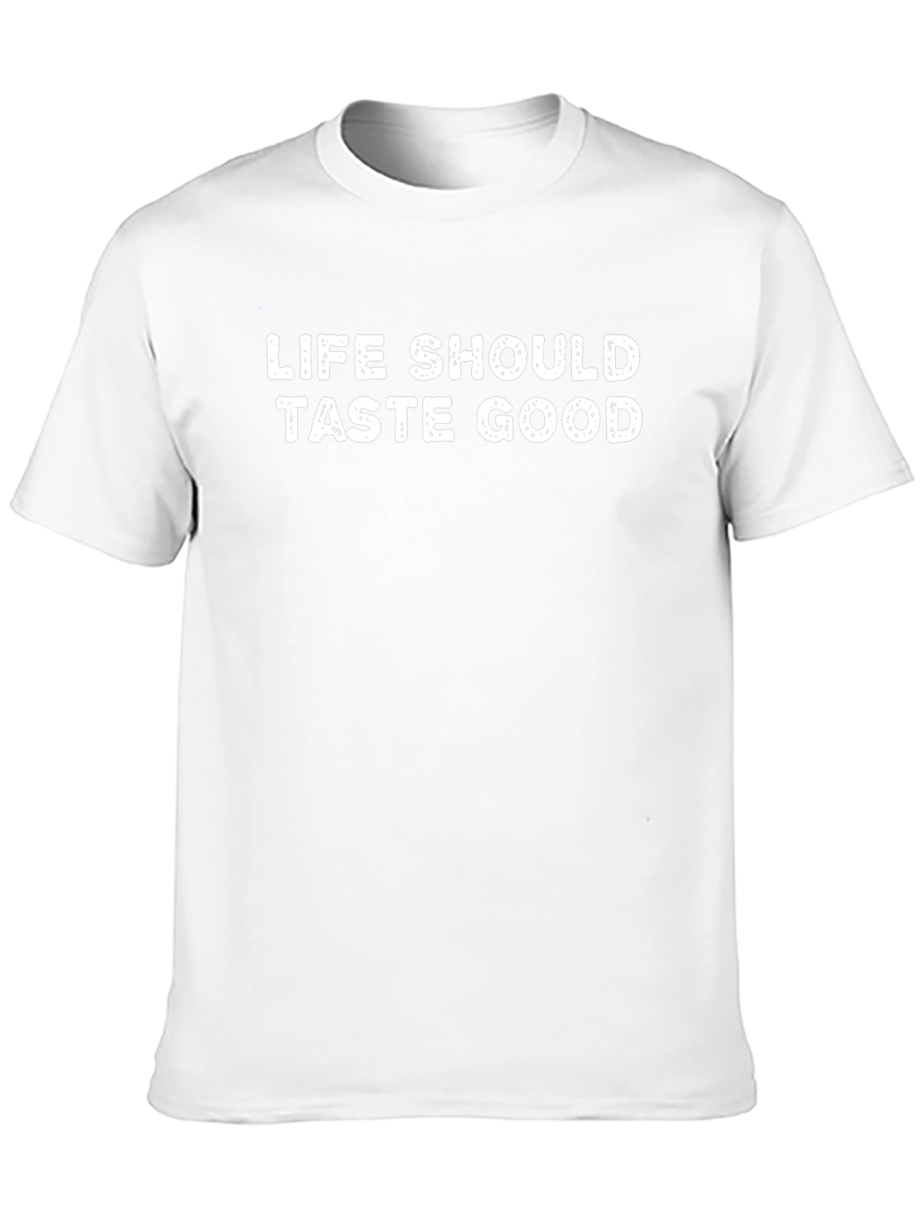 Life Should Taste Good Black Graphic Tee