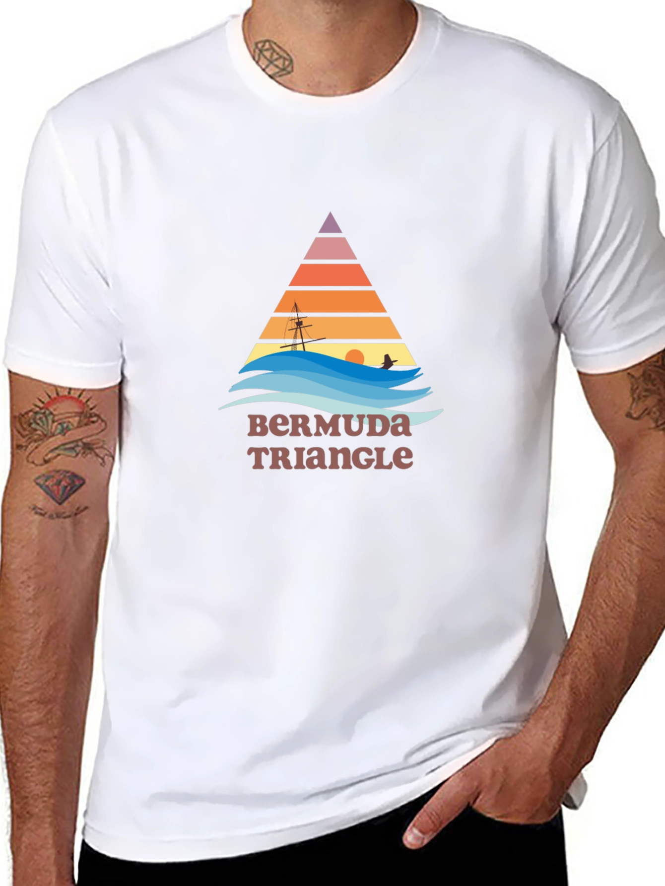 Bermuda Triangle Retro T-Shirt
