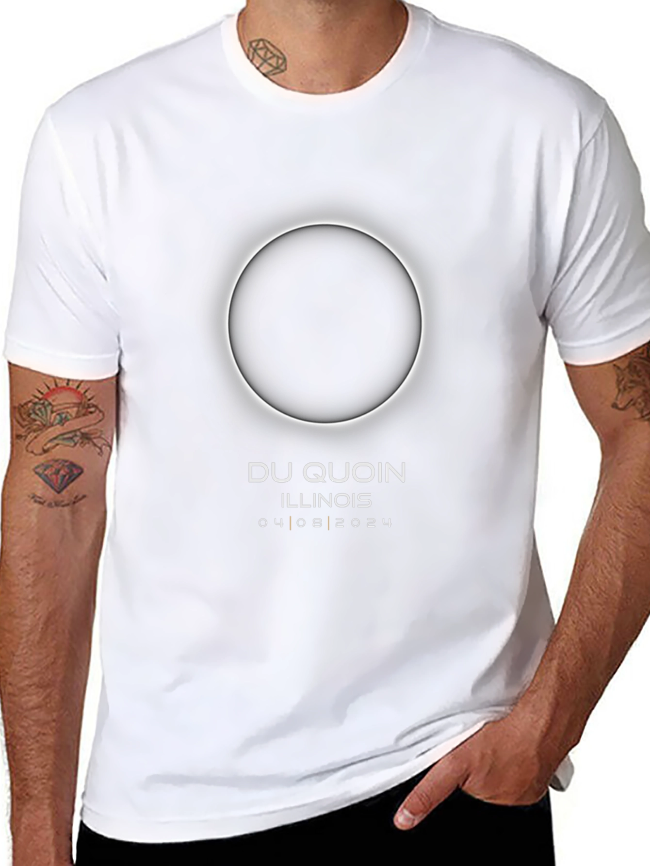 Du Quoin Illinois Eclipse 2024 T-Shirt