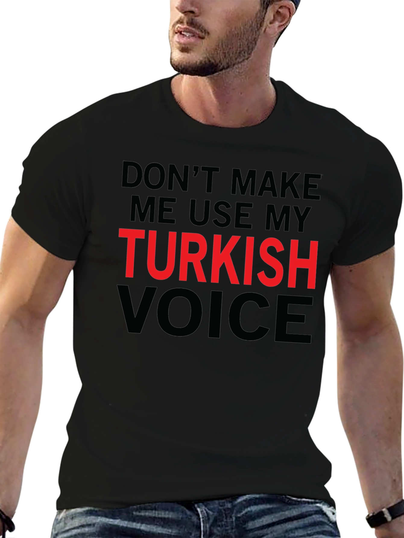 Funny Turkish Voice Graphic Tee
