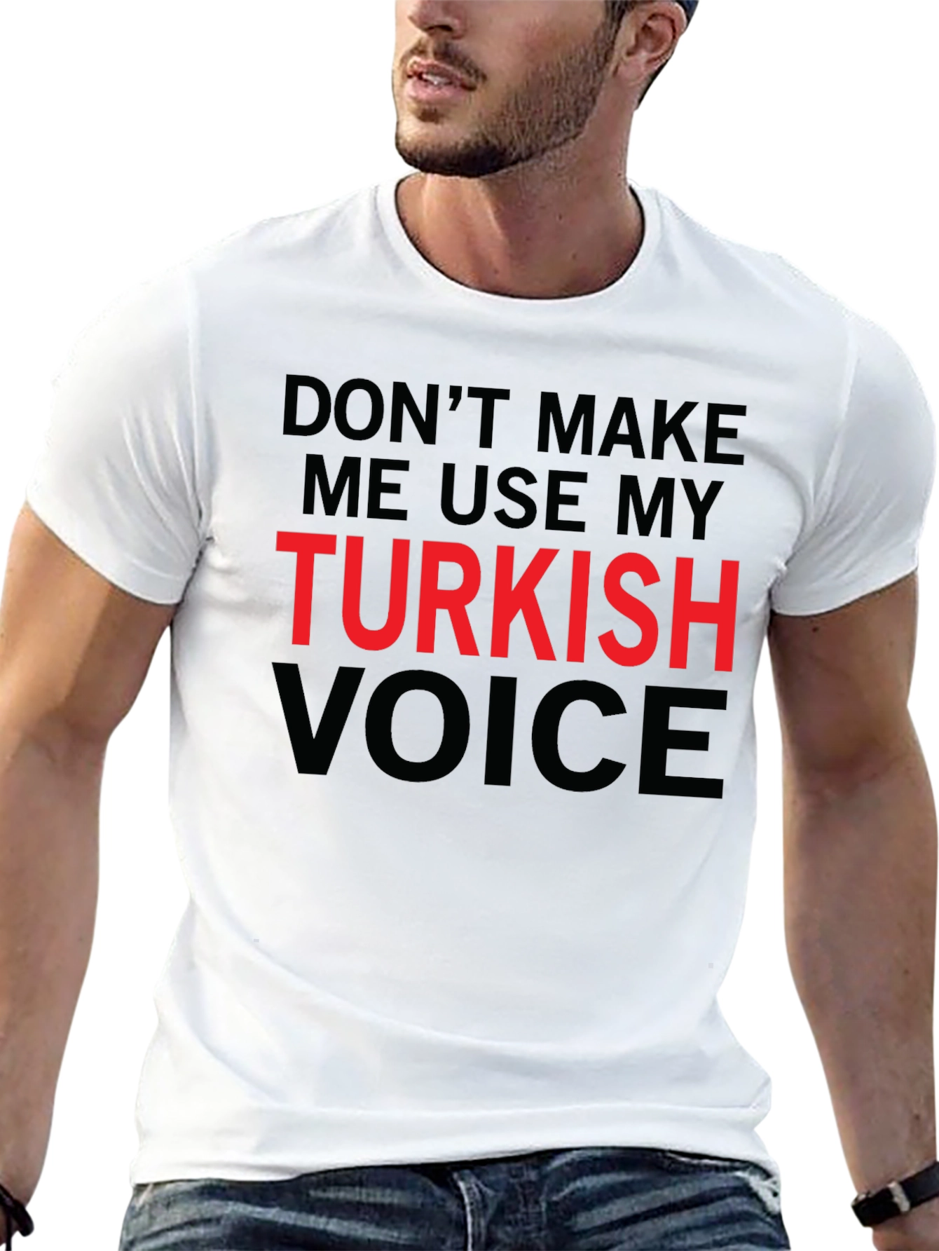 Funny Turkish Voice Graphic Tee