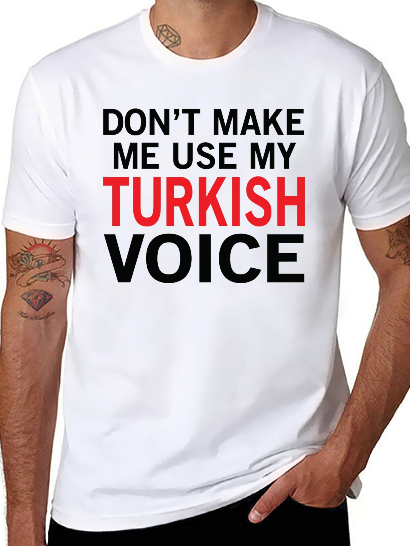 Funny Turkish Voice Graphic Tee