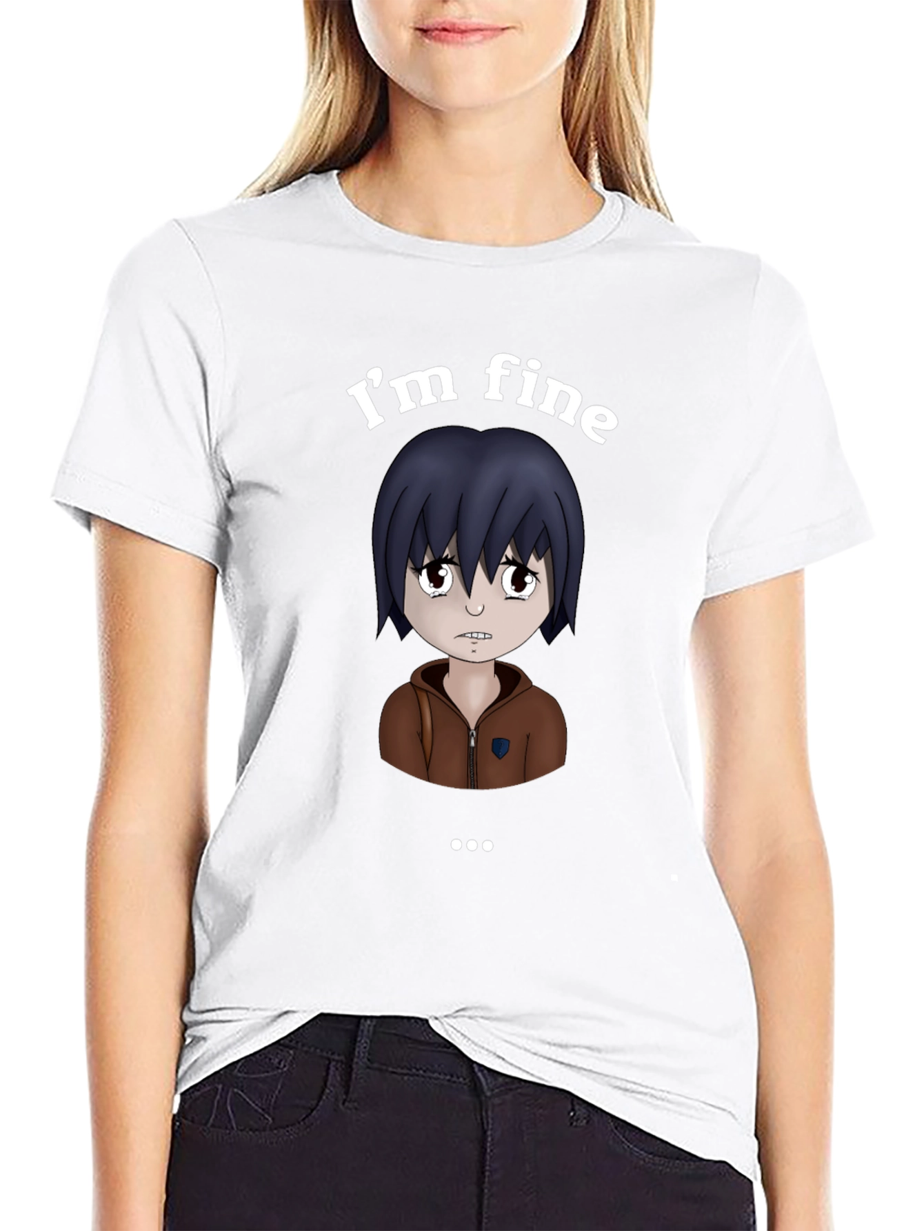 Im Fine Anime Graphic T-Shirt