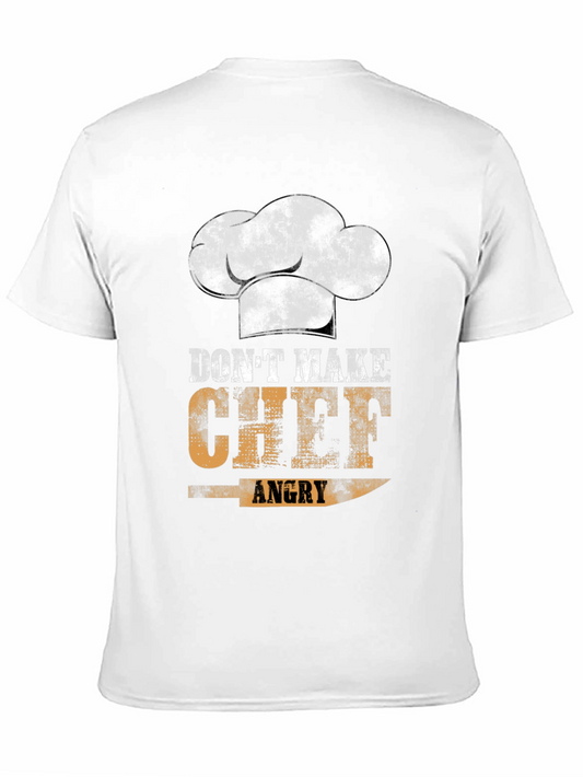 Dont Make Chef Angry T-Shirt - Culinary Humor Tee