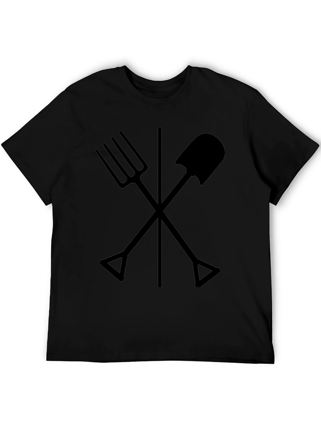 Gardeners Tee - Crossed Tools Design