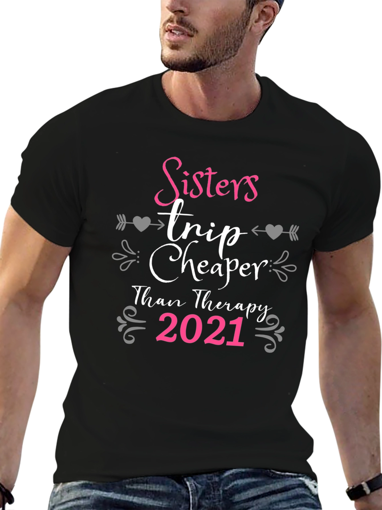 Sisters Trip Cheaper Than Therapy 2021 T-Shirt