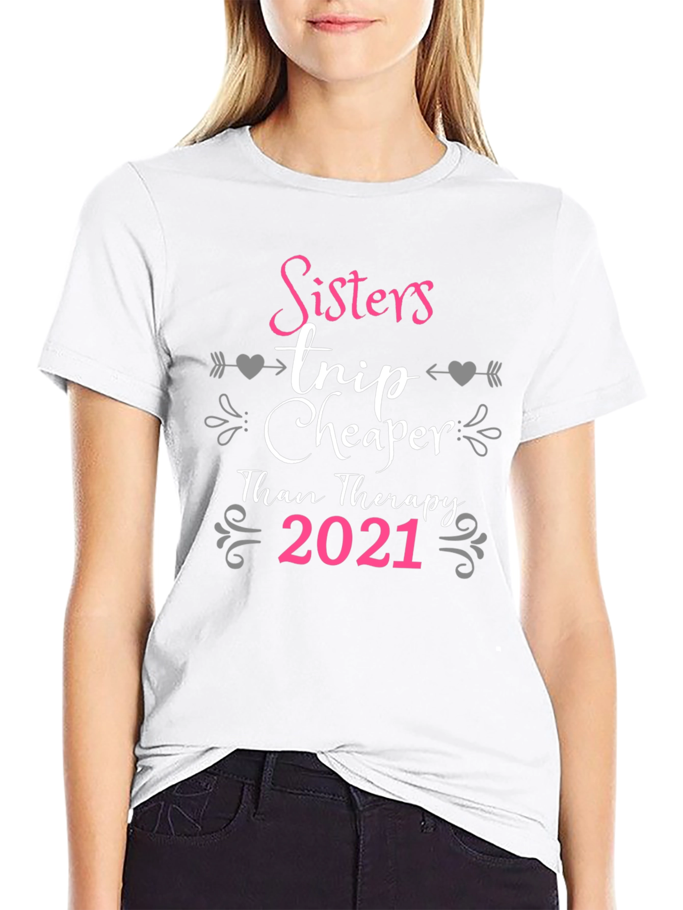 Sisters Trip Cheaper Than Therapy 2021 T-Shirt