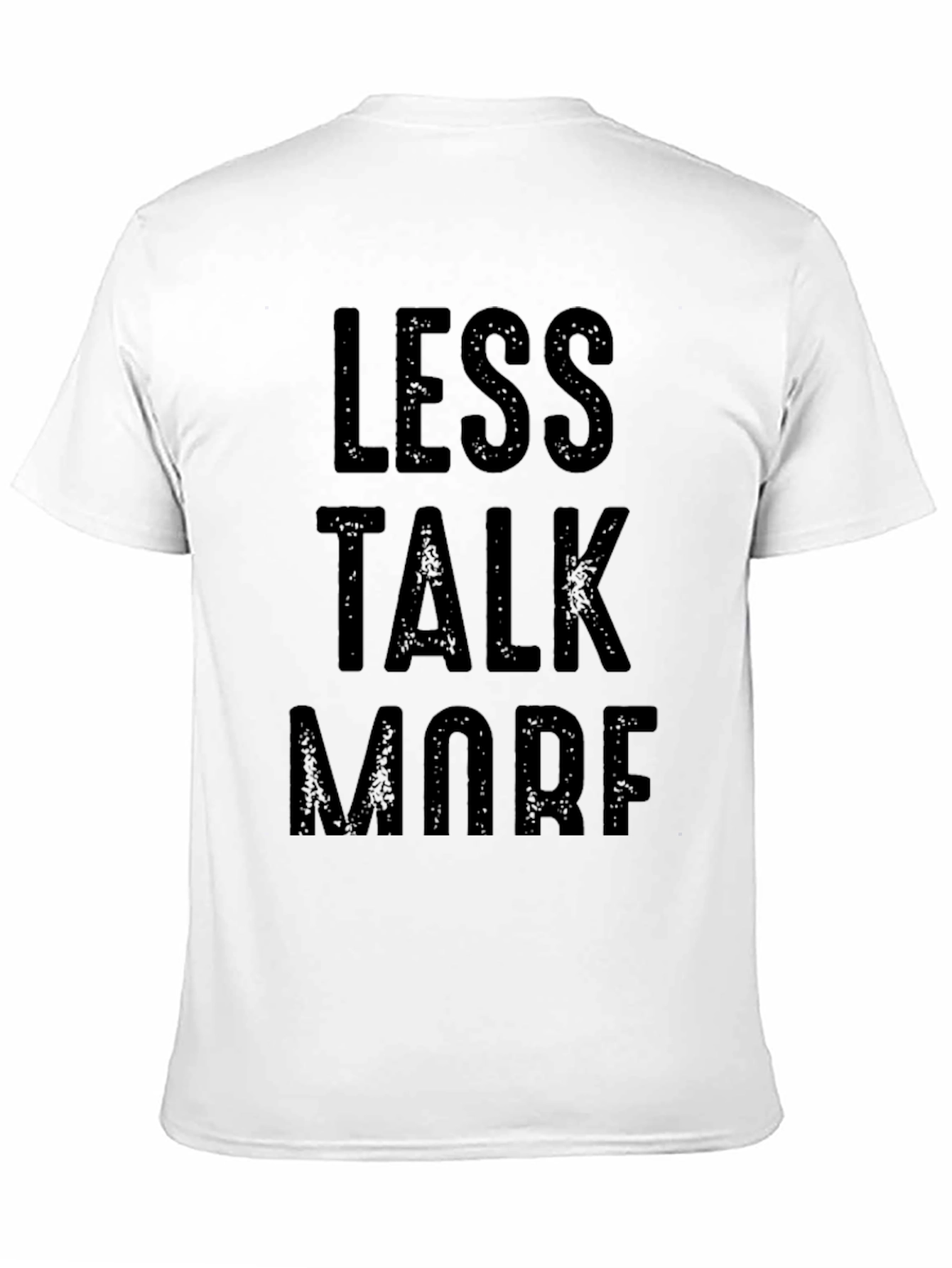 Less Talk More Graphic Tee - Black